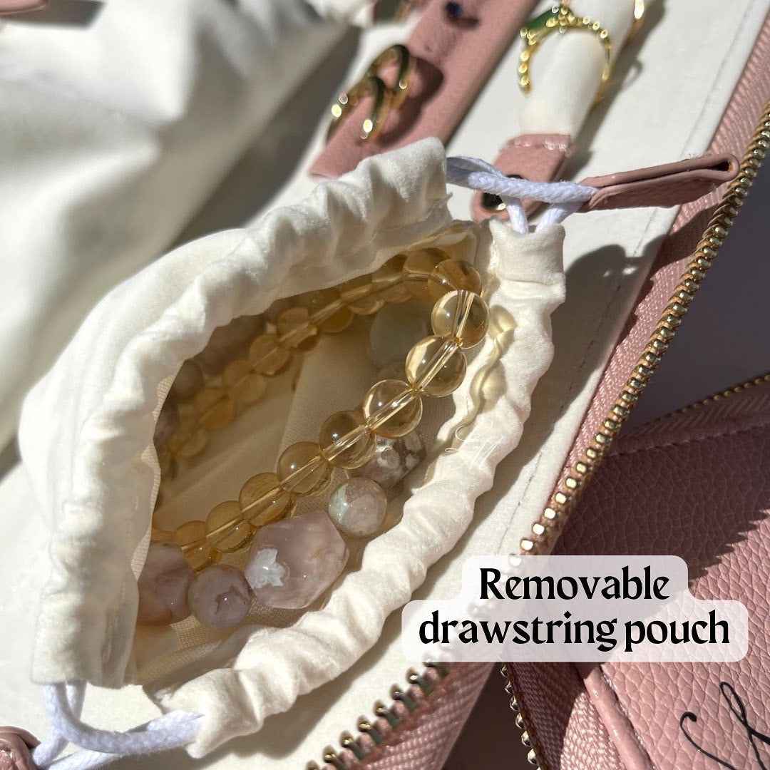 Jewelry travel wallet — cute travel case • PICK YOUR COLOR!