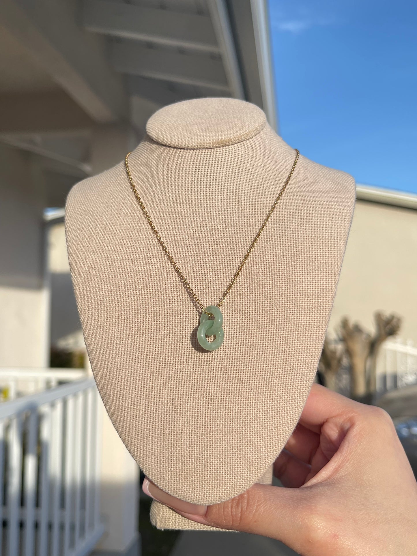 Lana • double link Jadeite necklace (comes with cert)