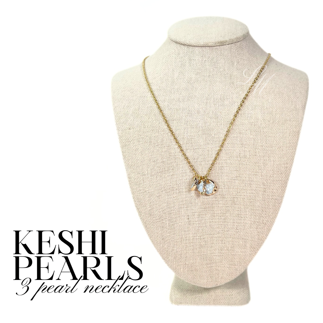 Keshi pearl necklace