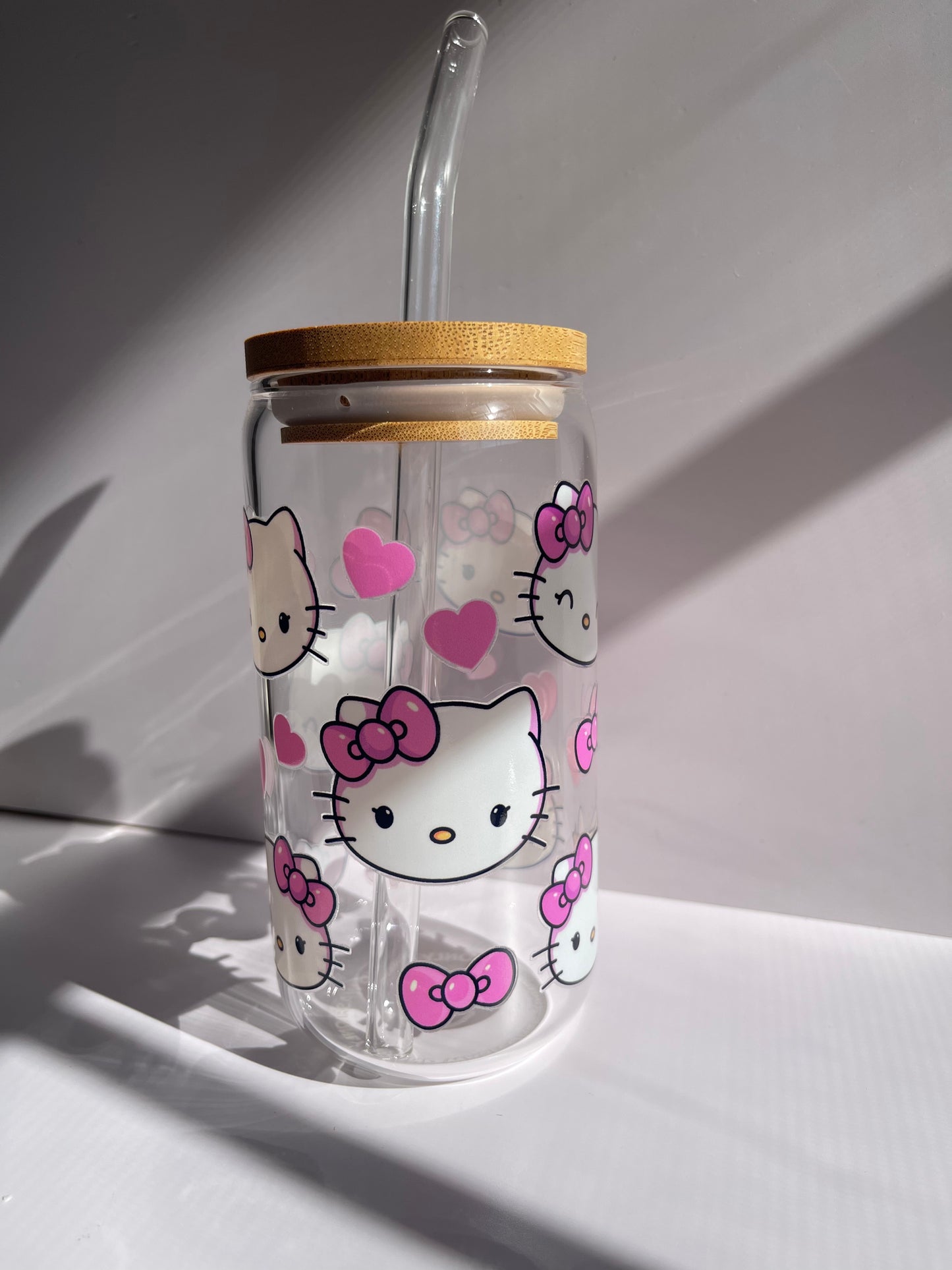 HK ♡ 16 oz glass can • HK + friends
