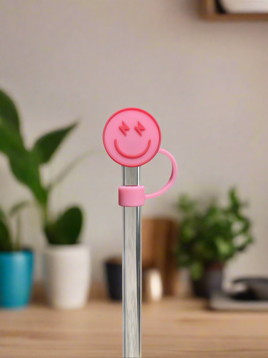 Pink trendy smile| 10-12 MM | STANLEY straw cover