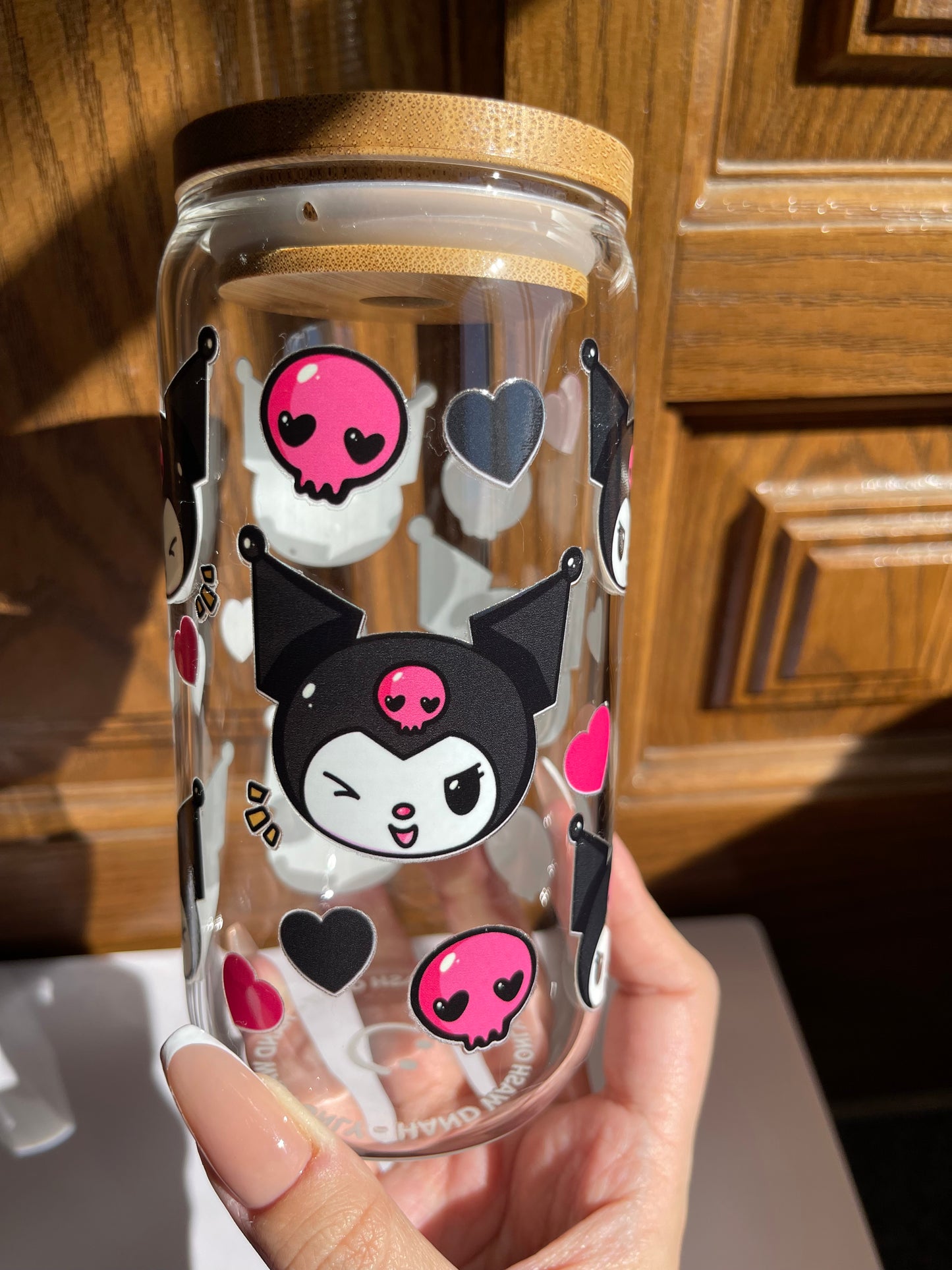 K U R O M I ♡ 16 oz glass can • HK + friends