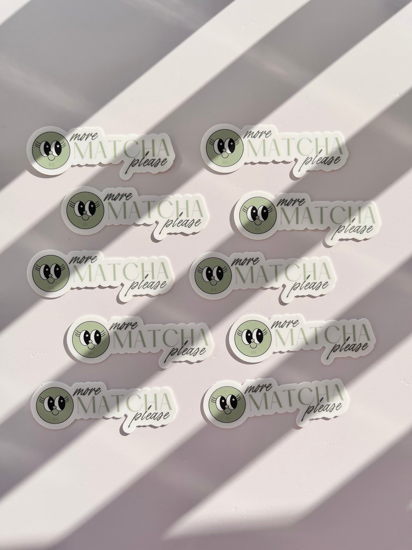 More matcha please | Chai again sticker