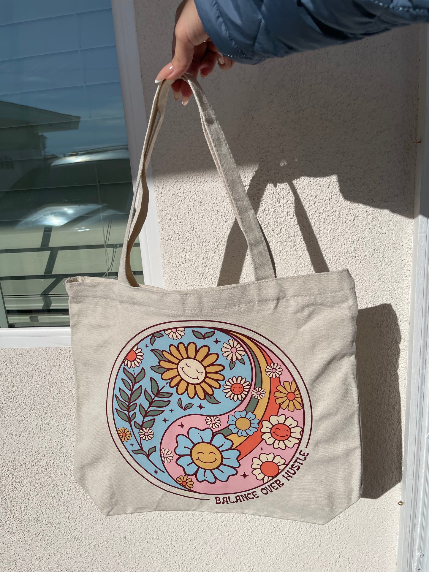 ✿ Yin Yang retro tote bag ✿