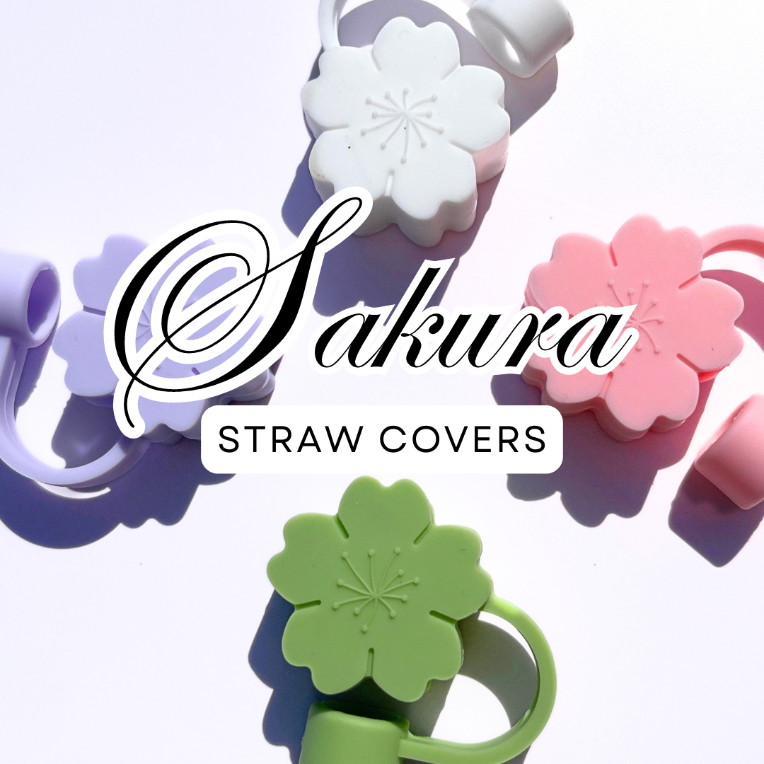 Sakura flower | 6mm & 10mm straw covers | STANLEY size