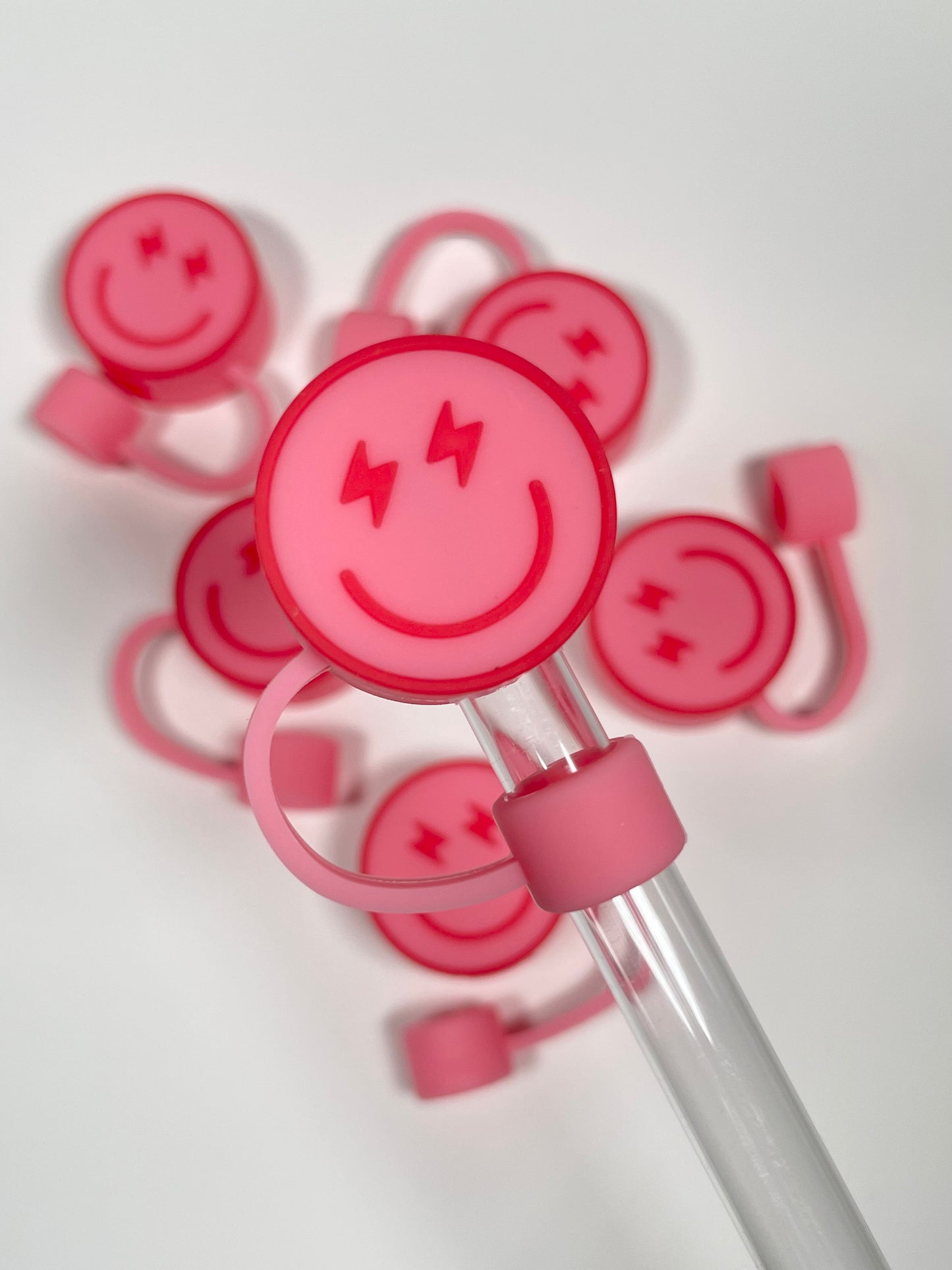 Pink trendy smile| 10-12 MM | STANLEY straw cover