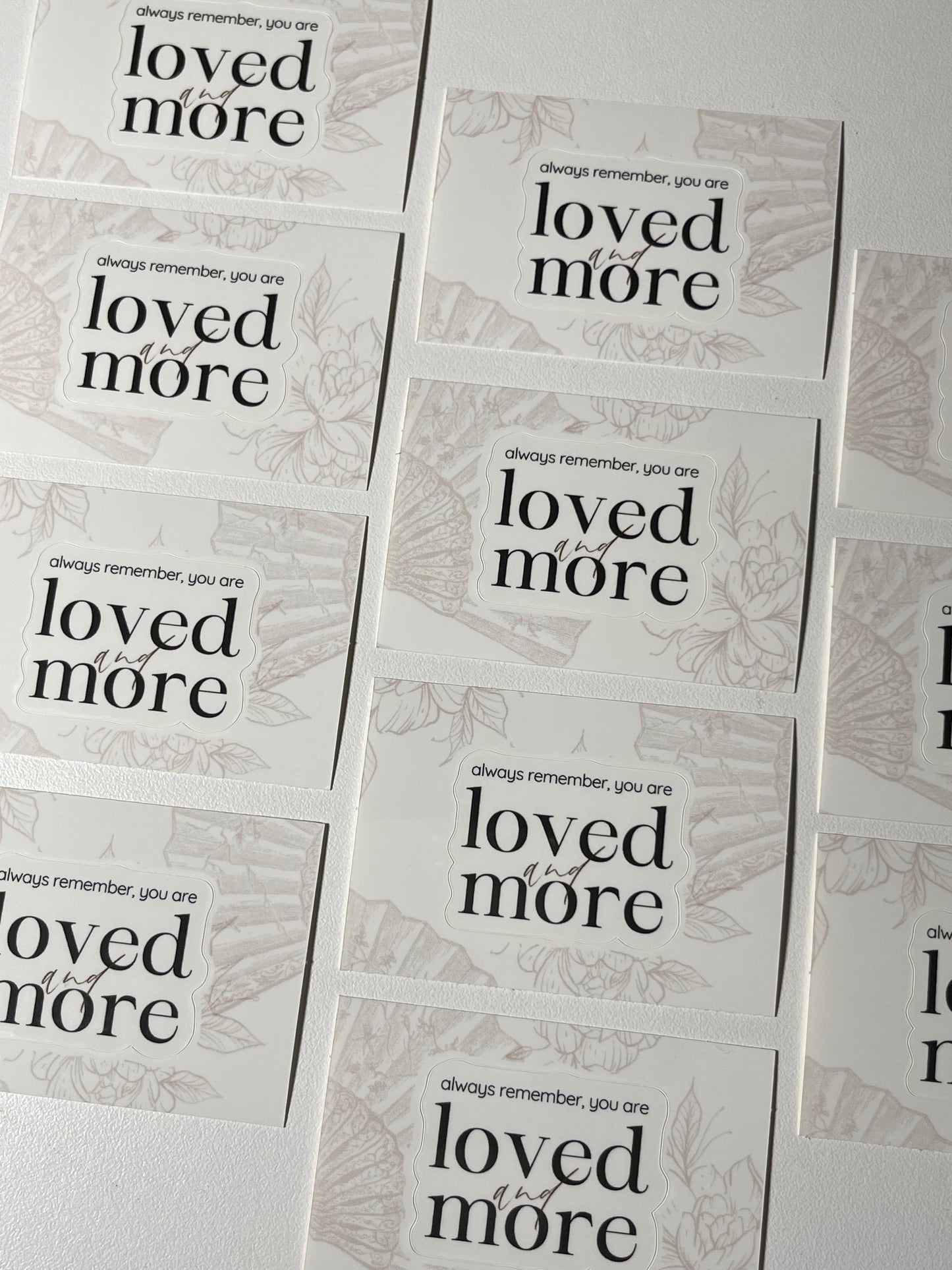 Loved & more sticker