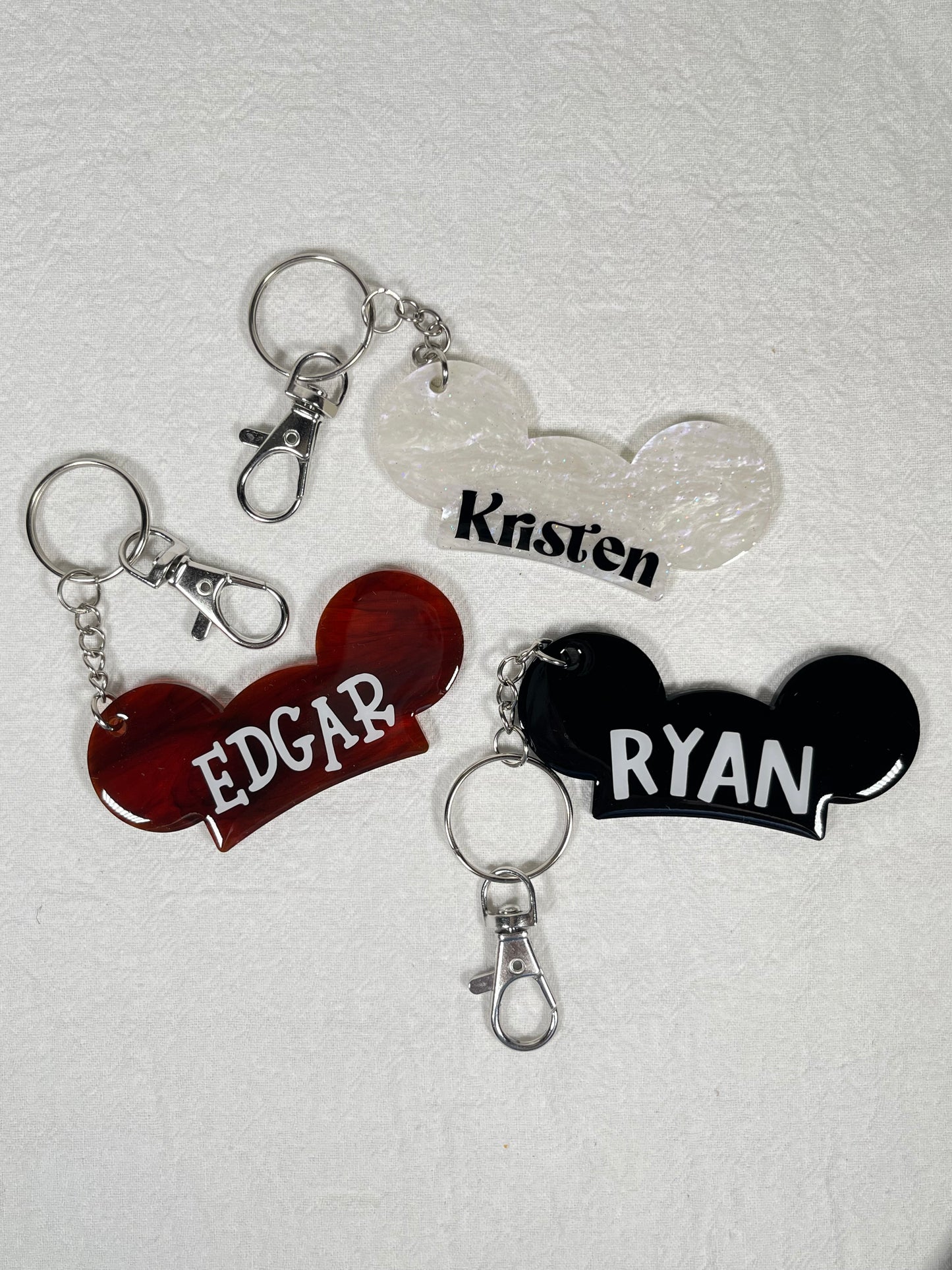 KEYCHAINS • magic ears keychain • personalized name keychains