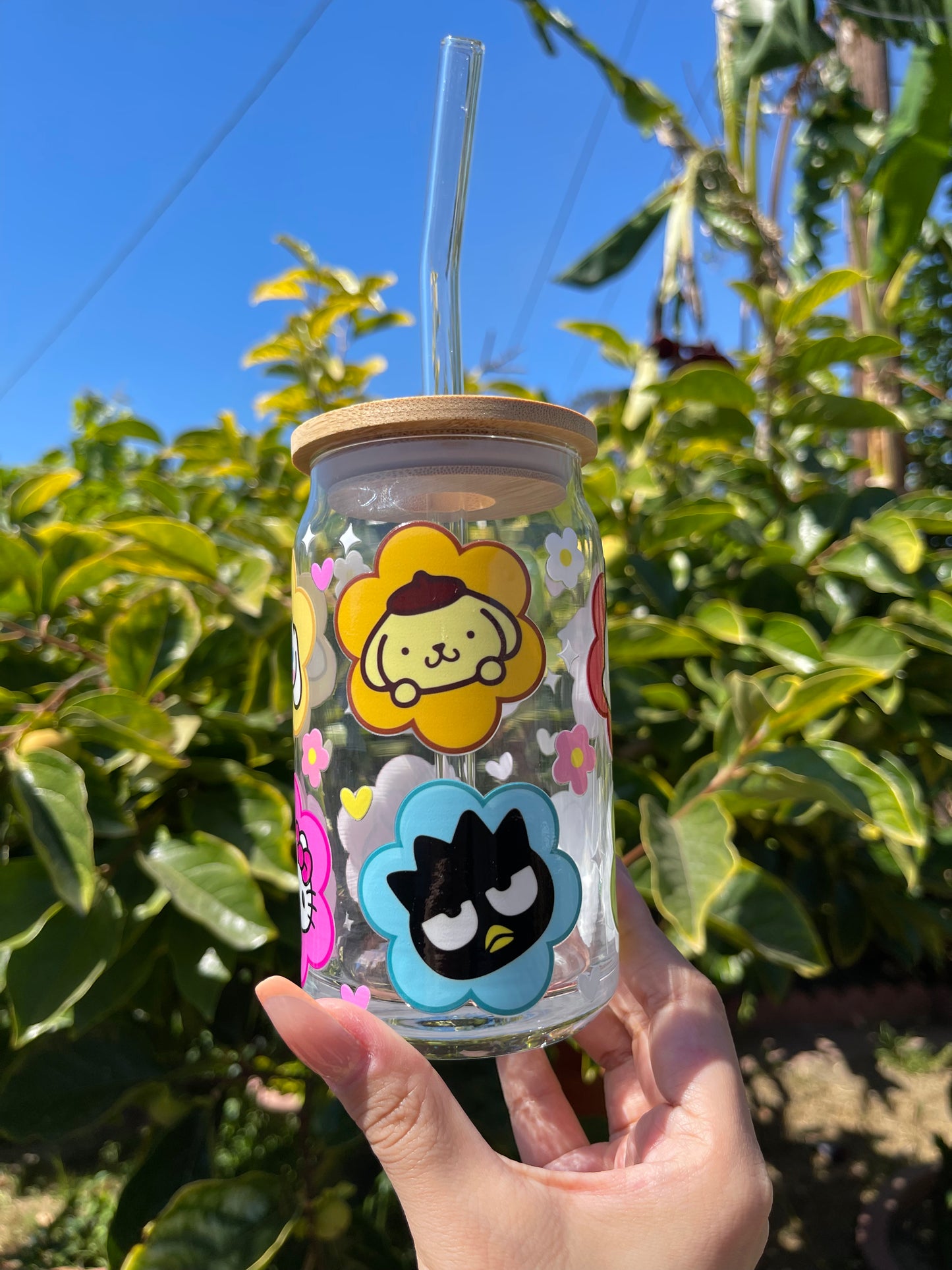 *RESTOCKED* 16 oz glass can • HK + friends