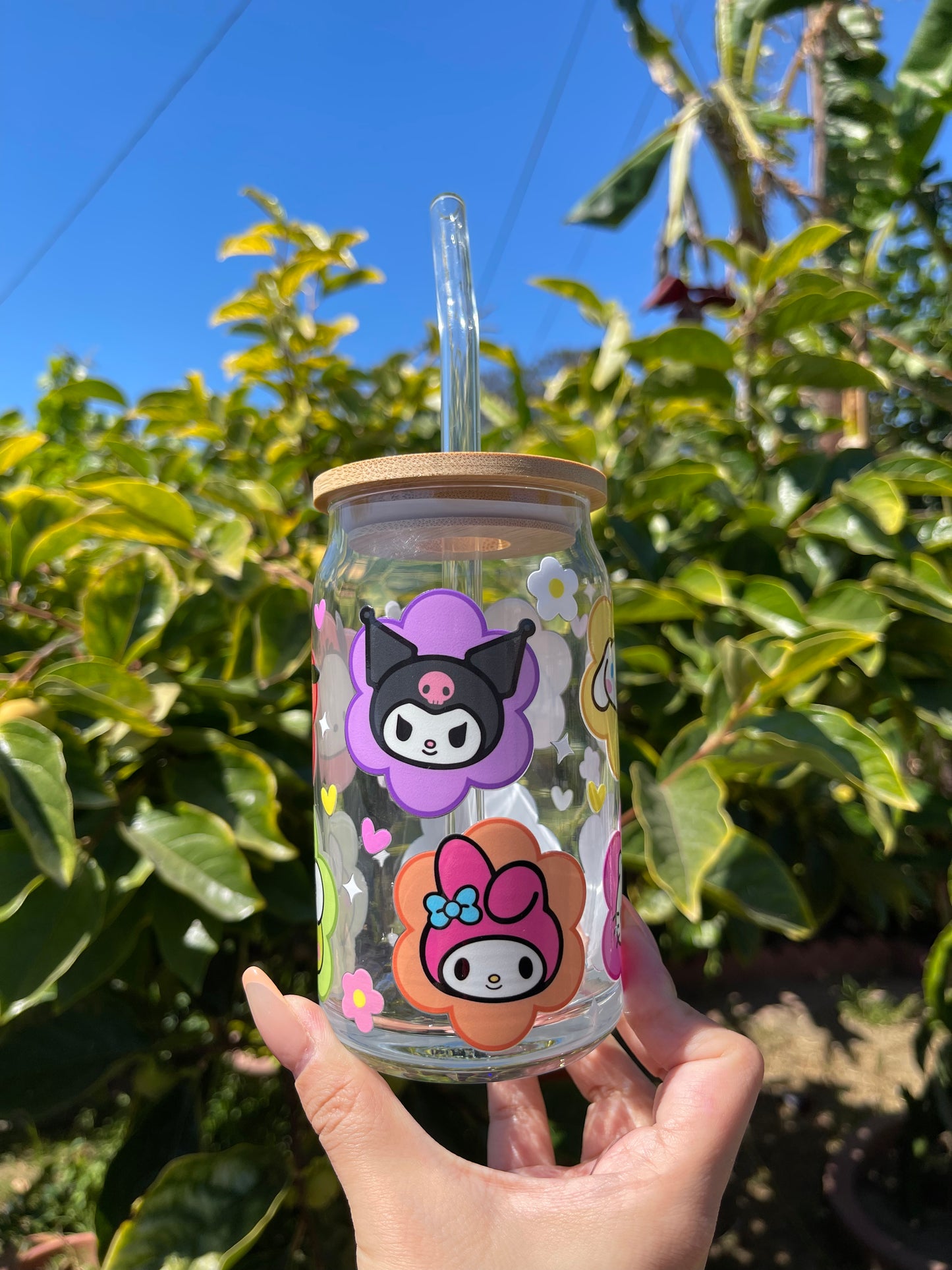 *RESTOCKED* 16 oz glass can • HK + friends