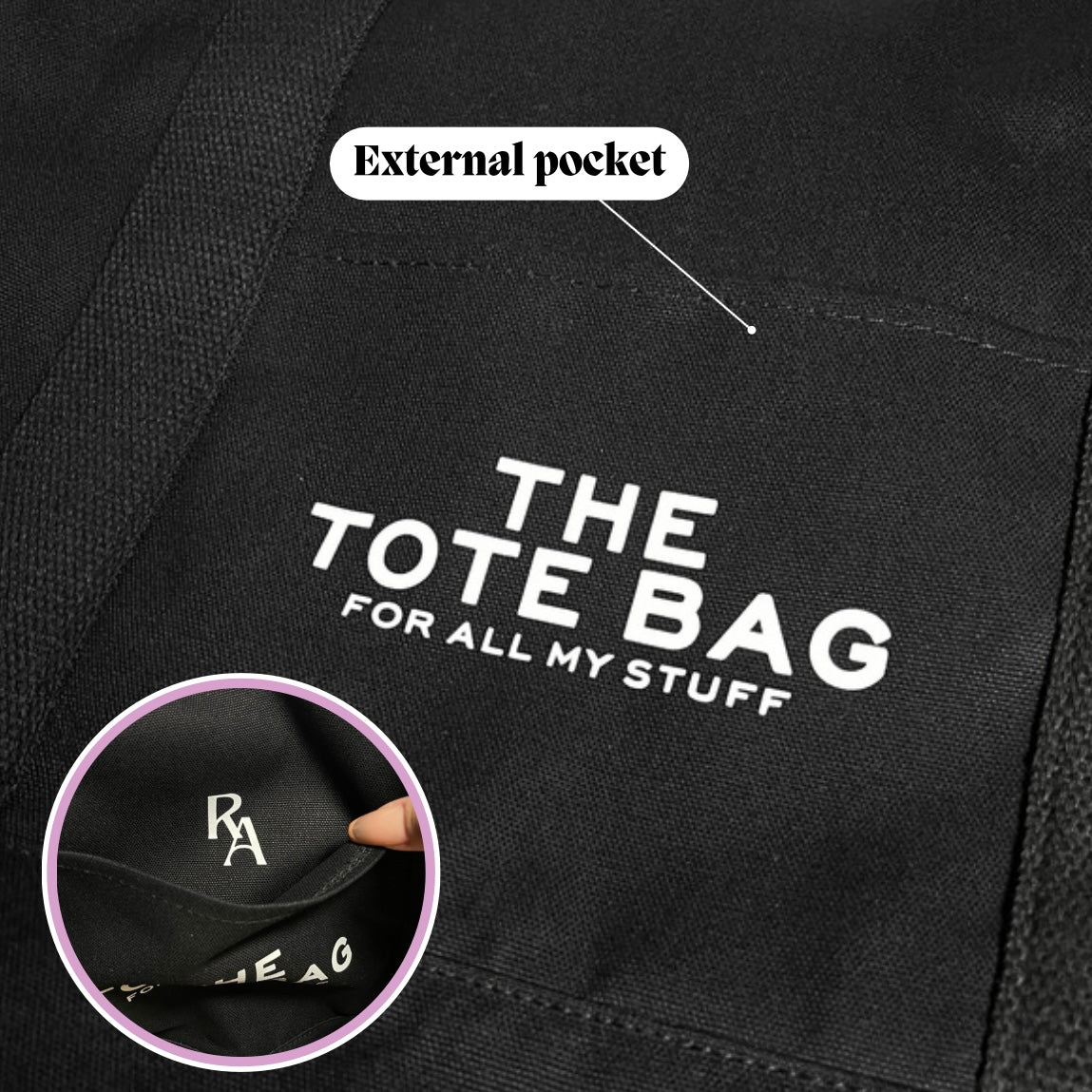 “THE TOTE BAG” for all my stuff