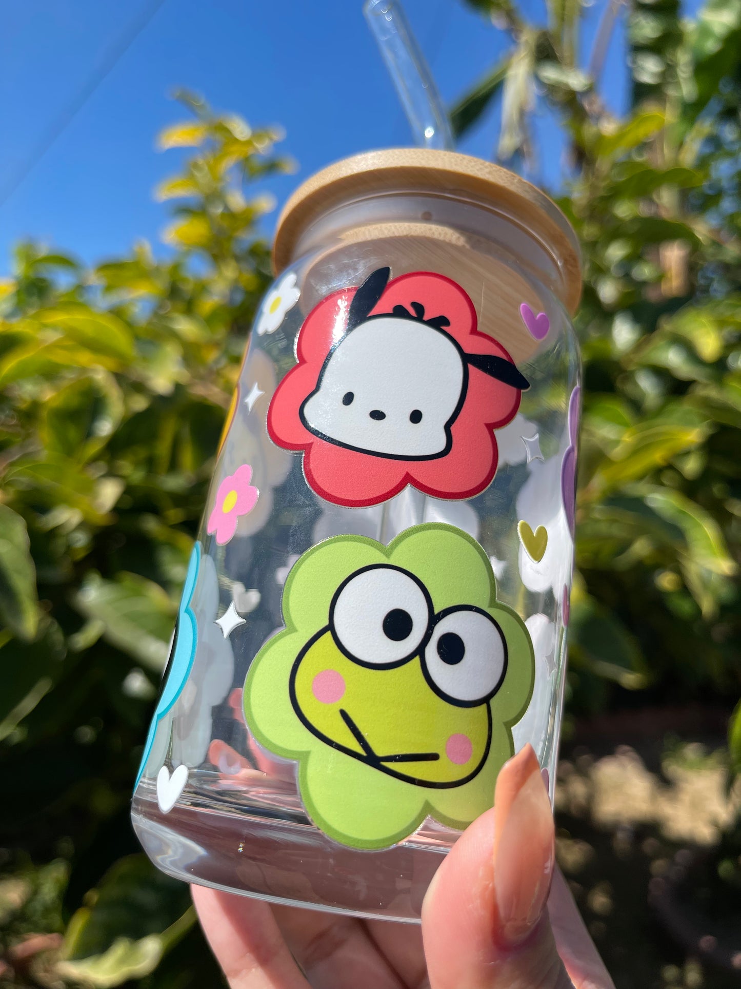 *RESTOCKED* 16 oz glass can • HK + friends