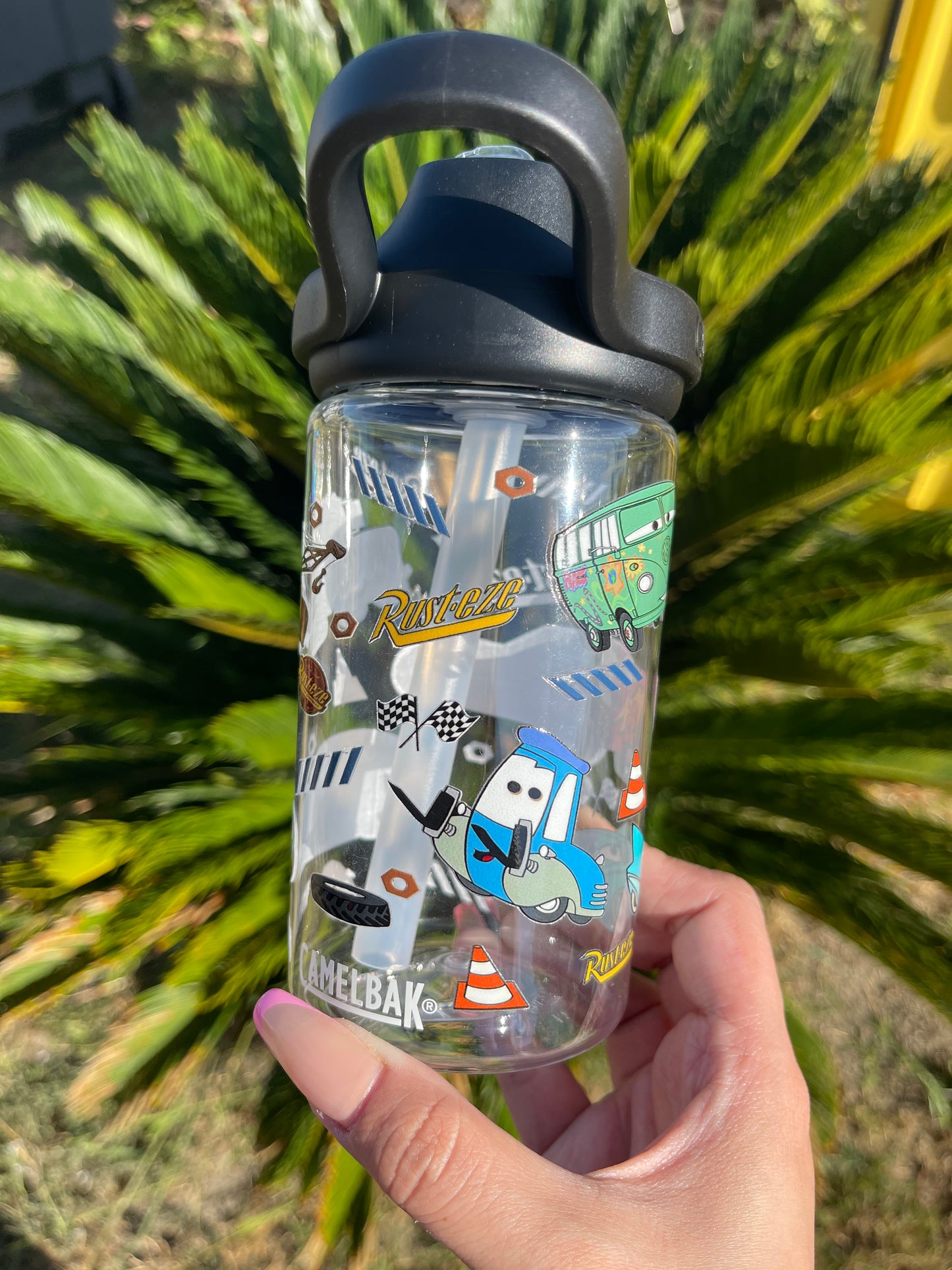 KACHOW CARS • CAMELBAK 14OZ • KIDS WATER BOTTLE