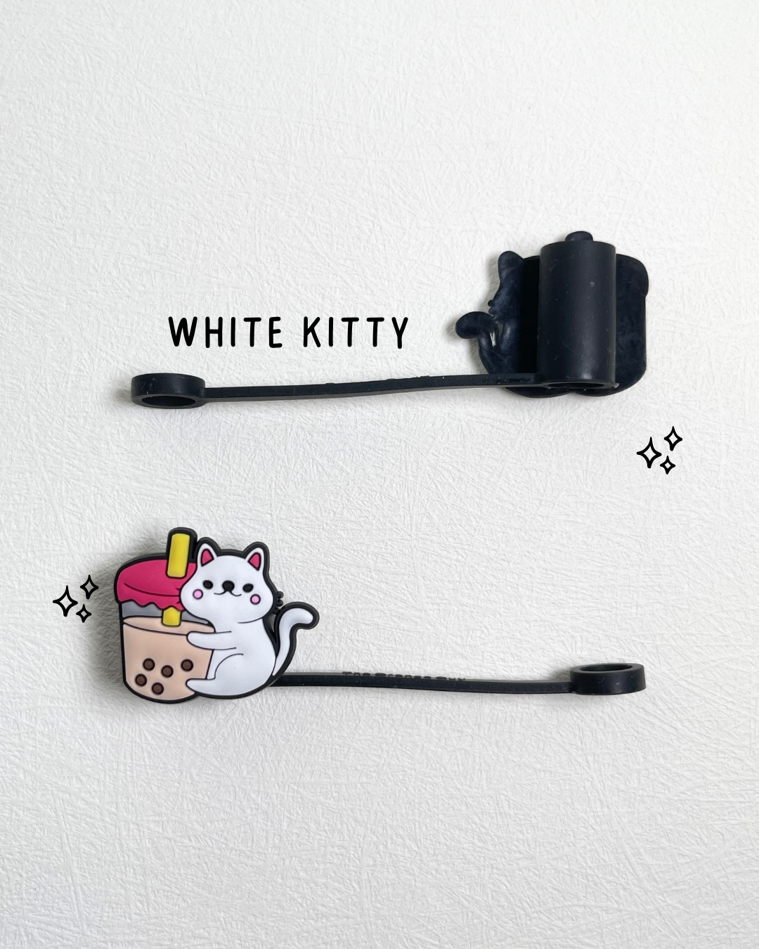 Boba friends | 6-8mm REGULAR STRAW COVERS • cute character straw covers