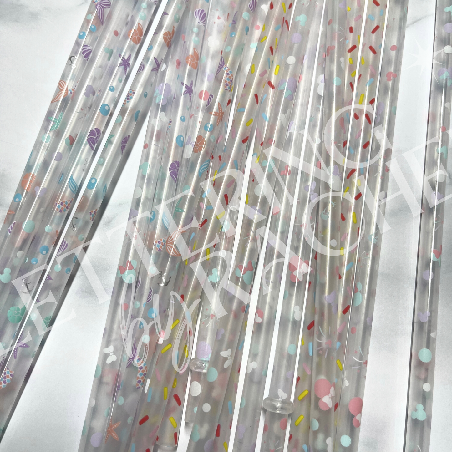 STRAWS | pastel dream / mermaid / sprinkles