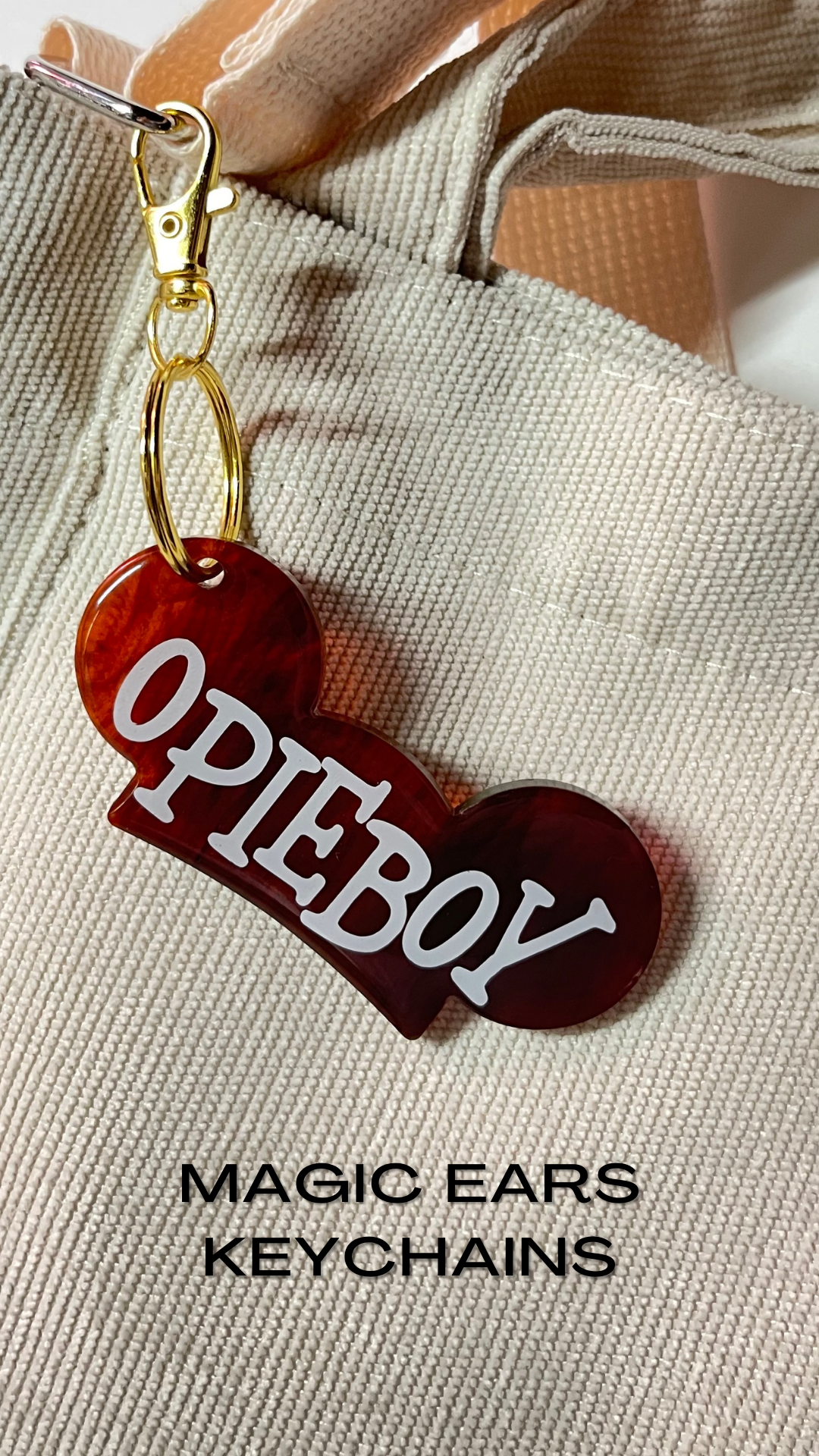 KEYCHAINS • magic ears keychain • personalized name keychains