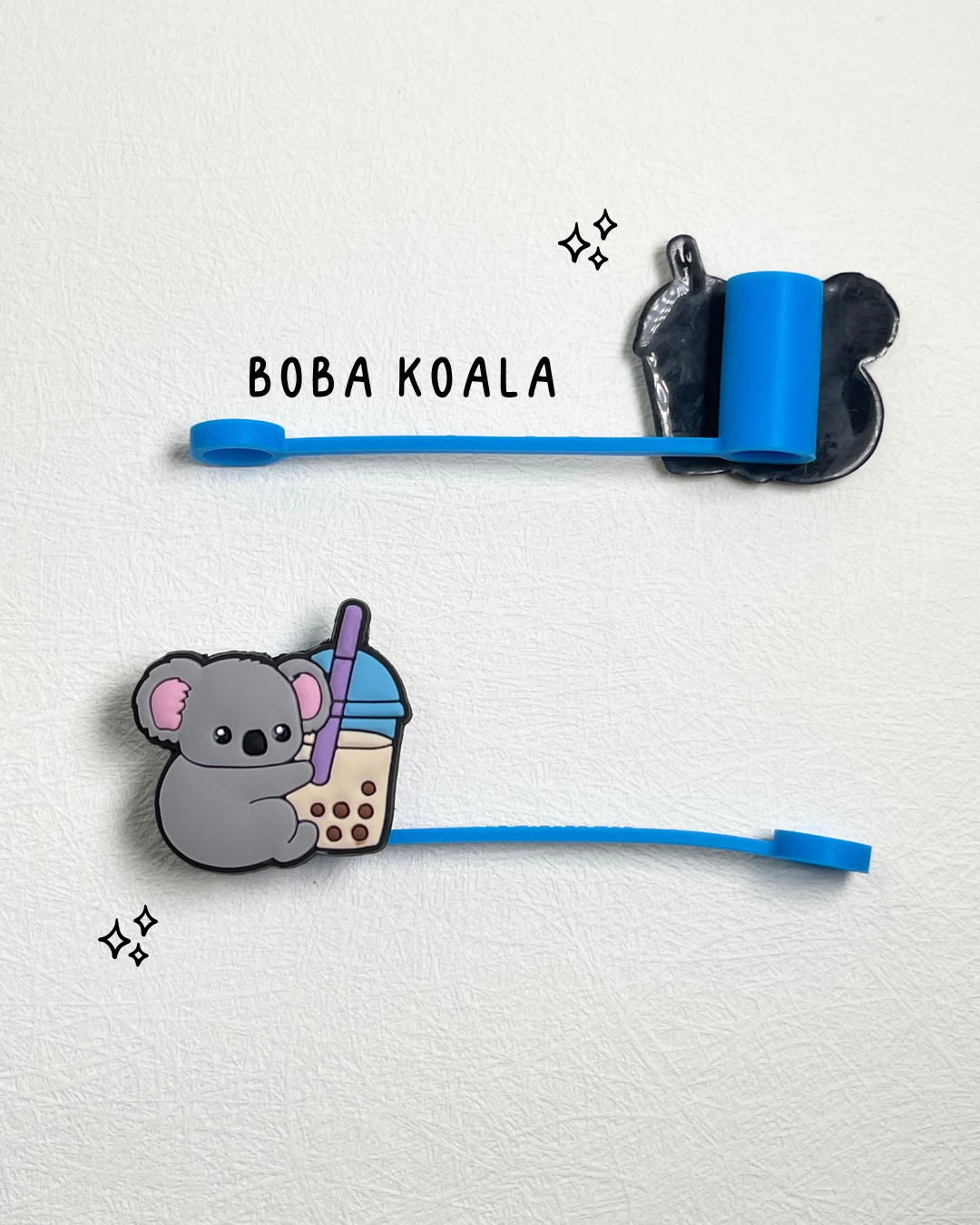Boba friends | 6-8mm REGULAR STRAW COVERS • cute character straw covers