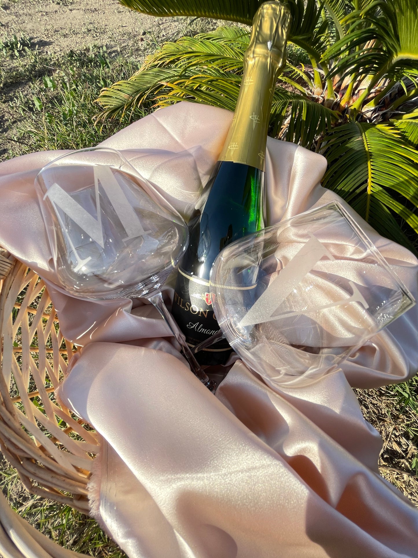 Custom wine glasses