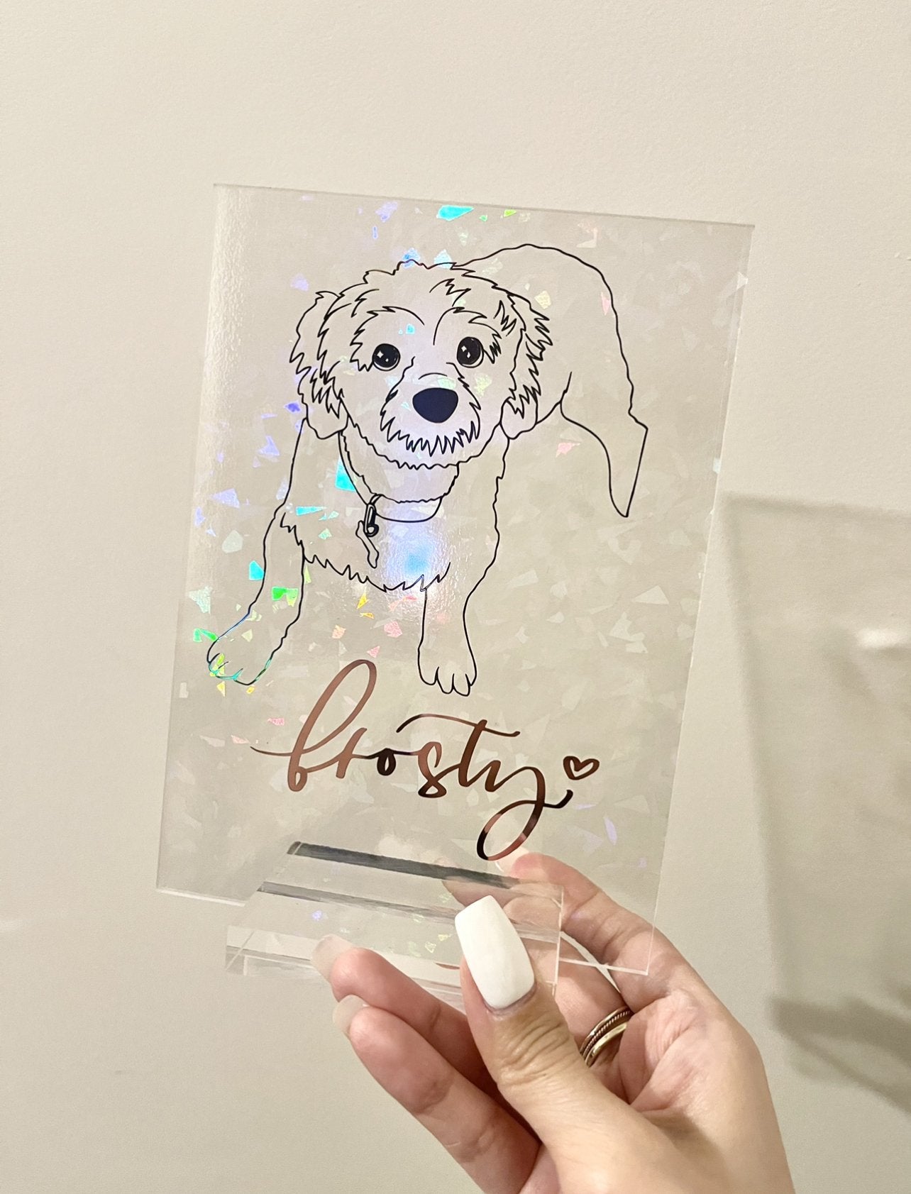 Acrylic portrait display (8x10")