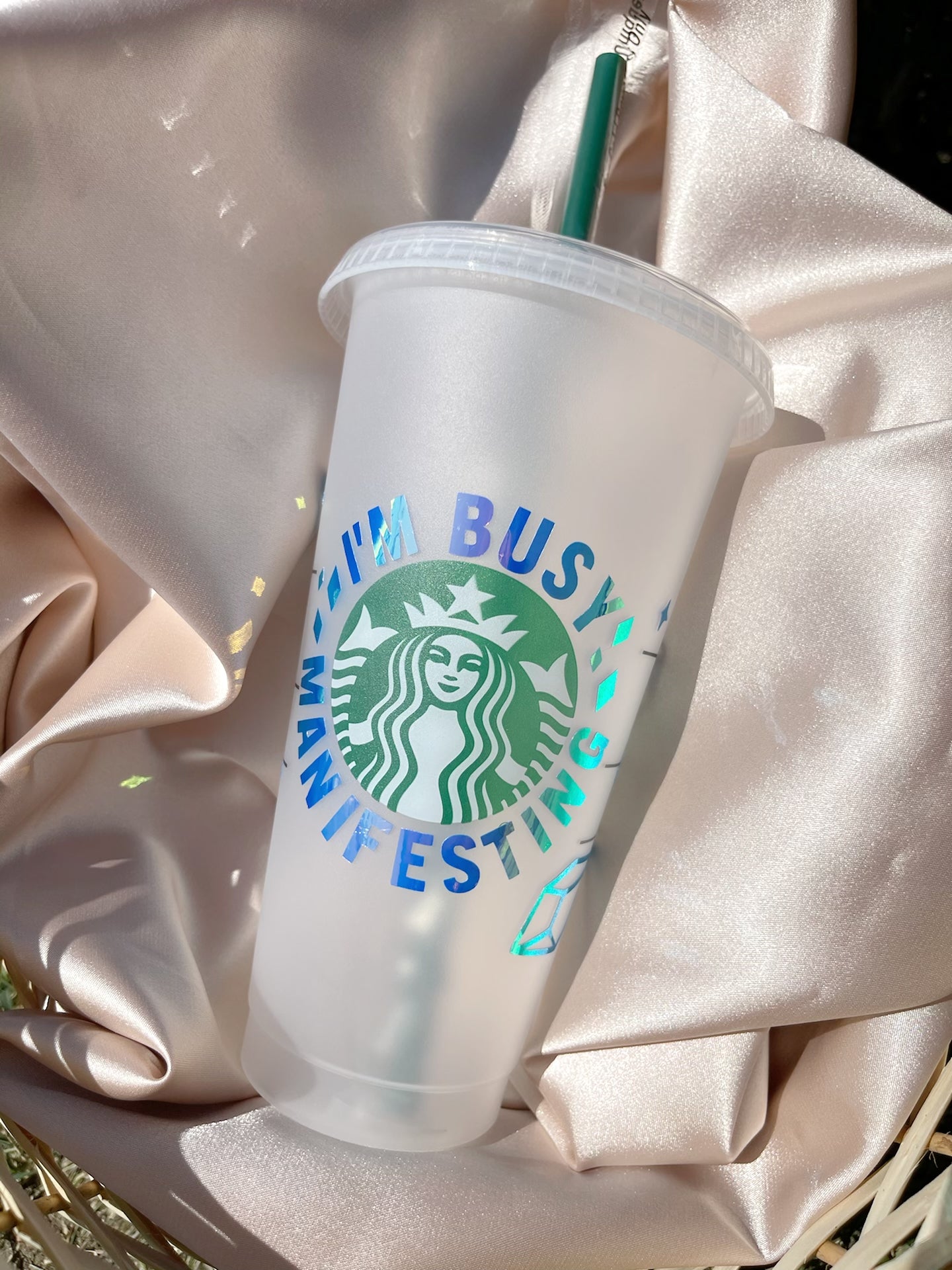 I'm busy manifesting tumbler