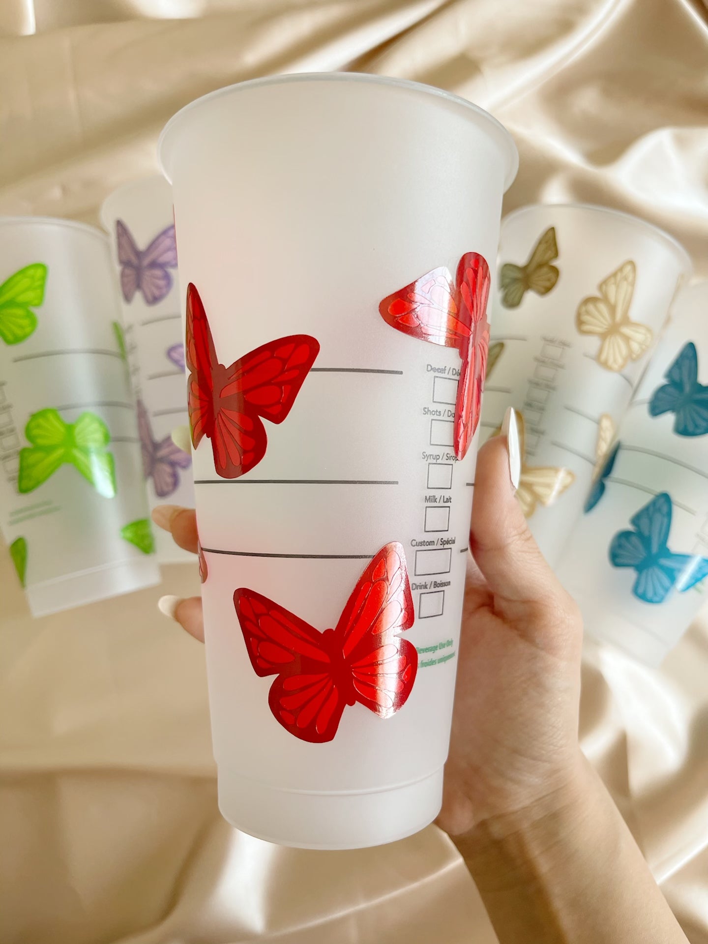 Red Mariposa Tumbler
