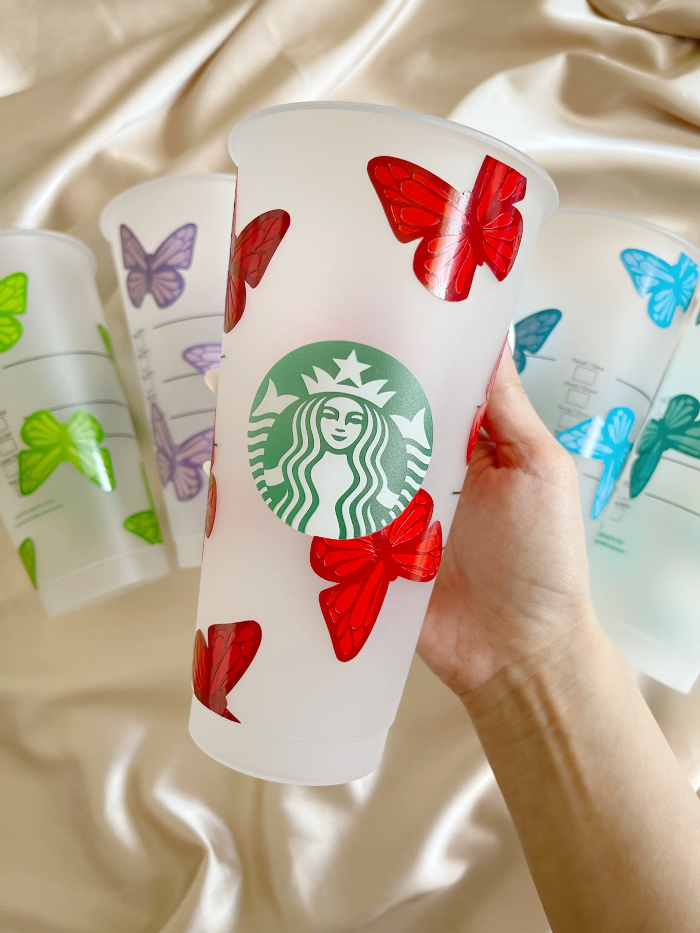 Red Mariposa Tumbler