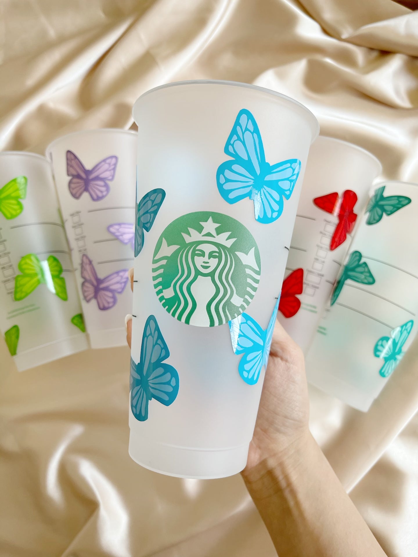 Blue Mariposa Tumbler