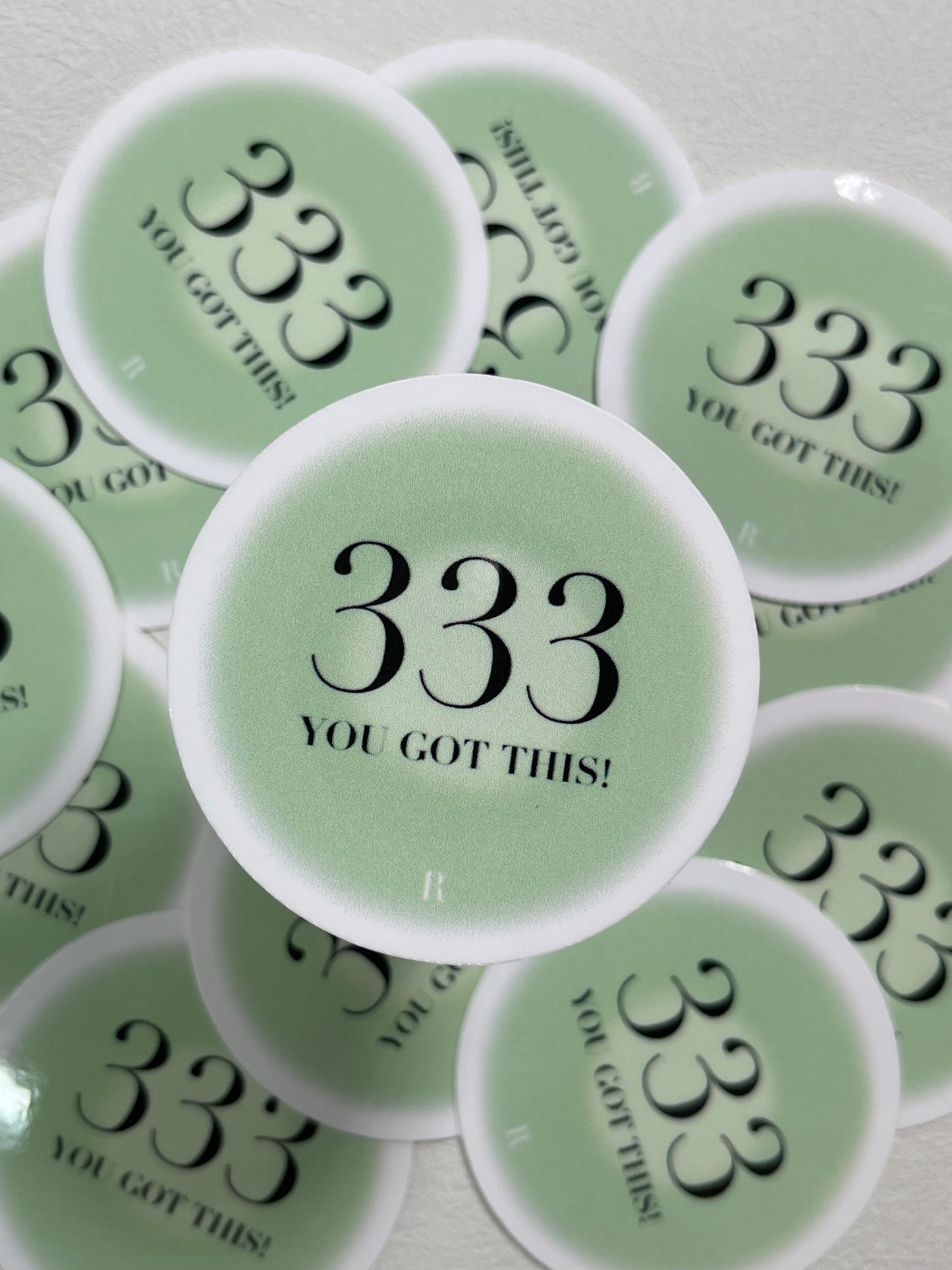 Angel number sticker circles • bundle pack available