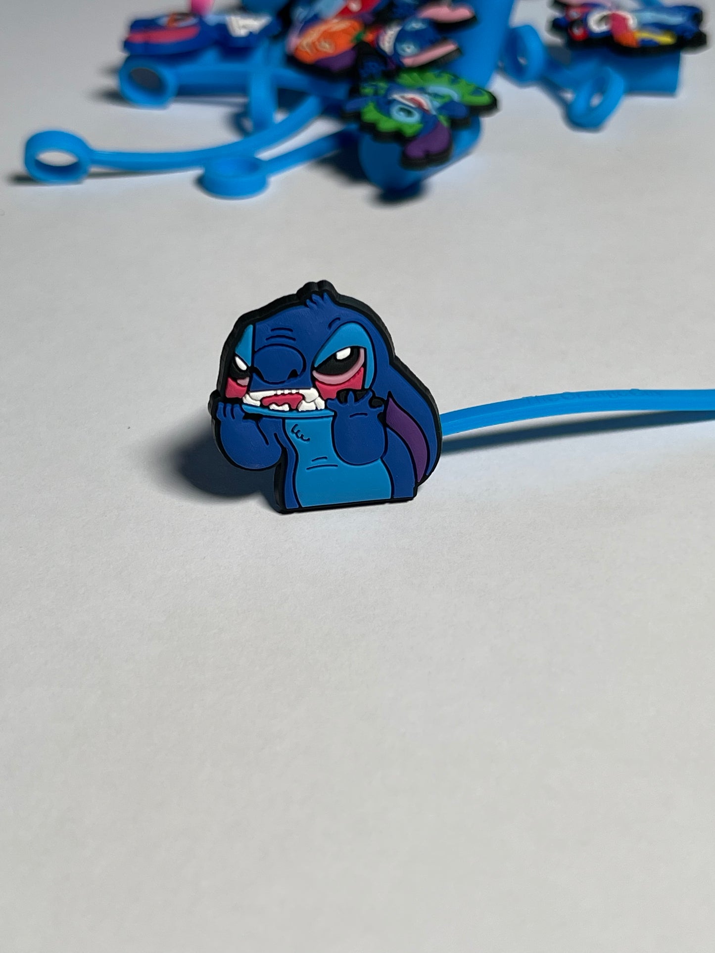 Stitch Straw Covers | 6-8 REGULAR STRAW COVERS • Cute character Straw Covers