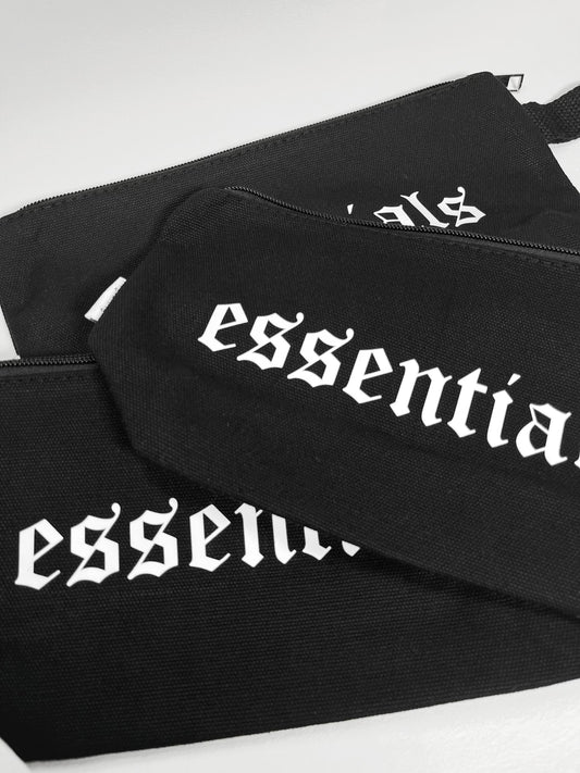 "essentials" pouch • cute catch all pouch, trendy bag!
