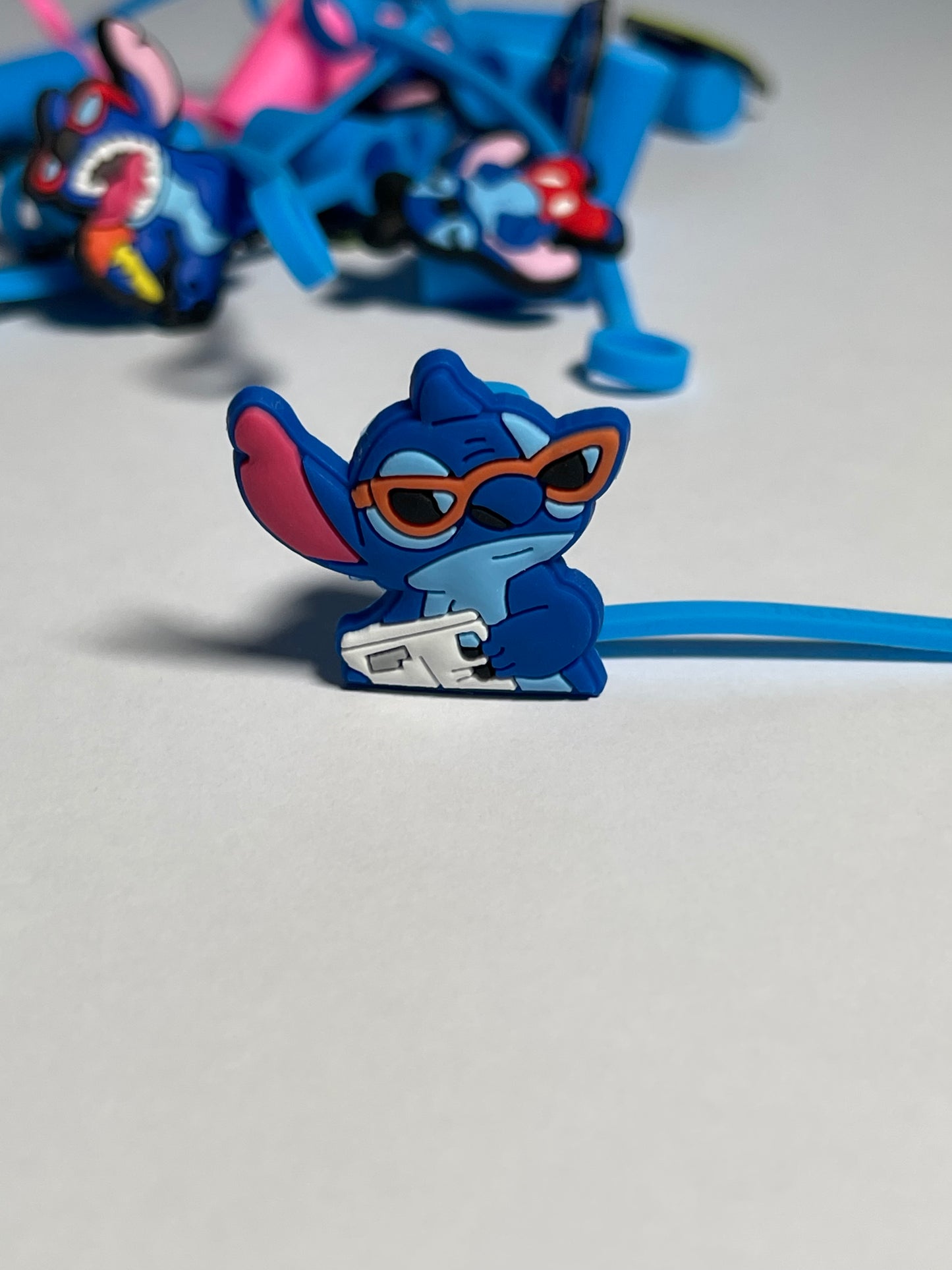 Stitch Straw Covers | 6-8 REGULAR STRAW COVERS • Cute character Straw Covers
