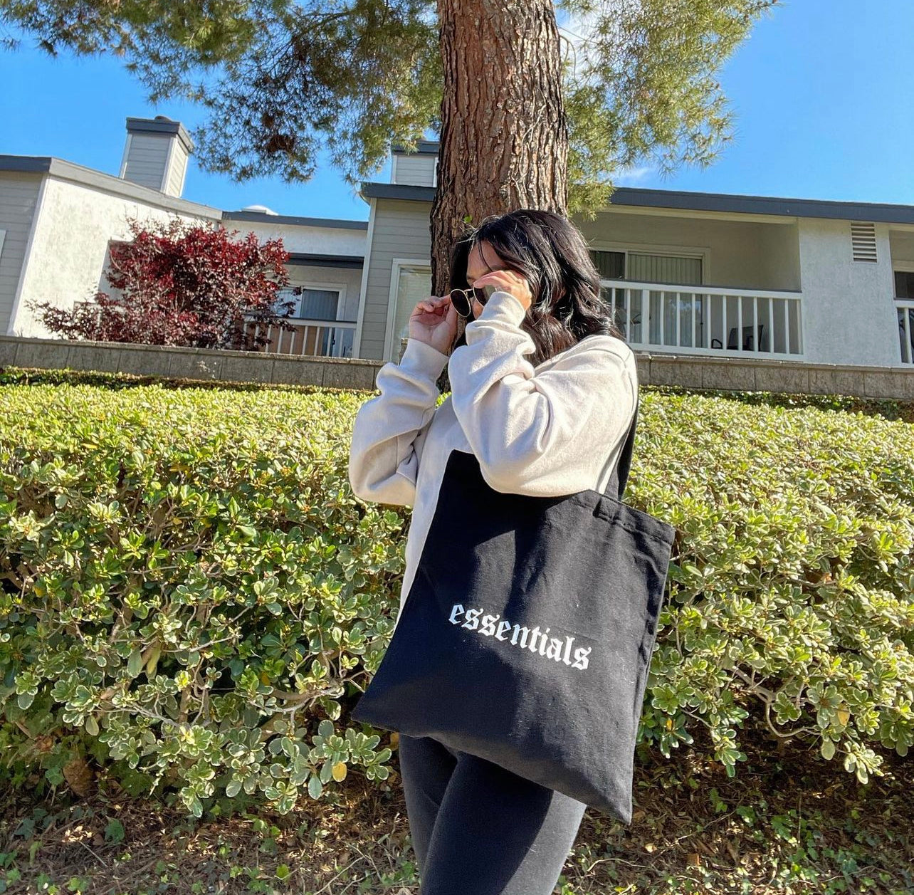 "essentials" tote