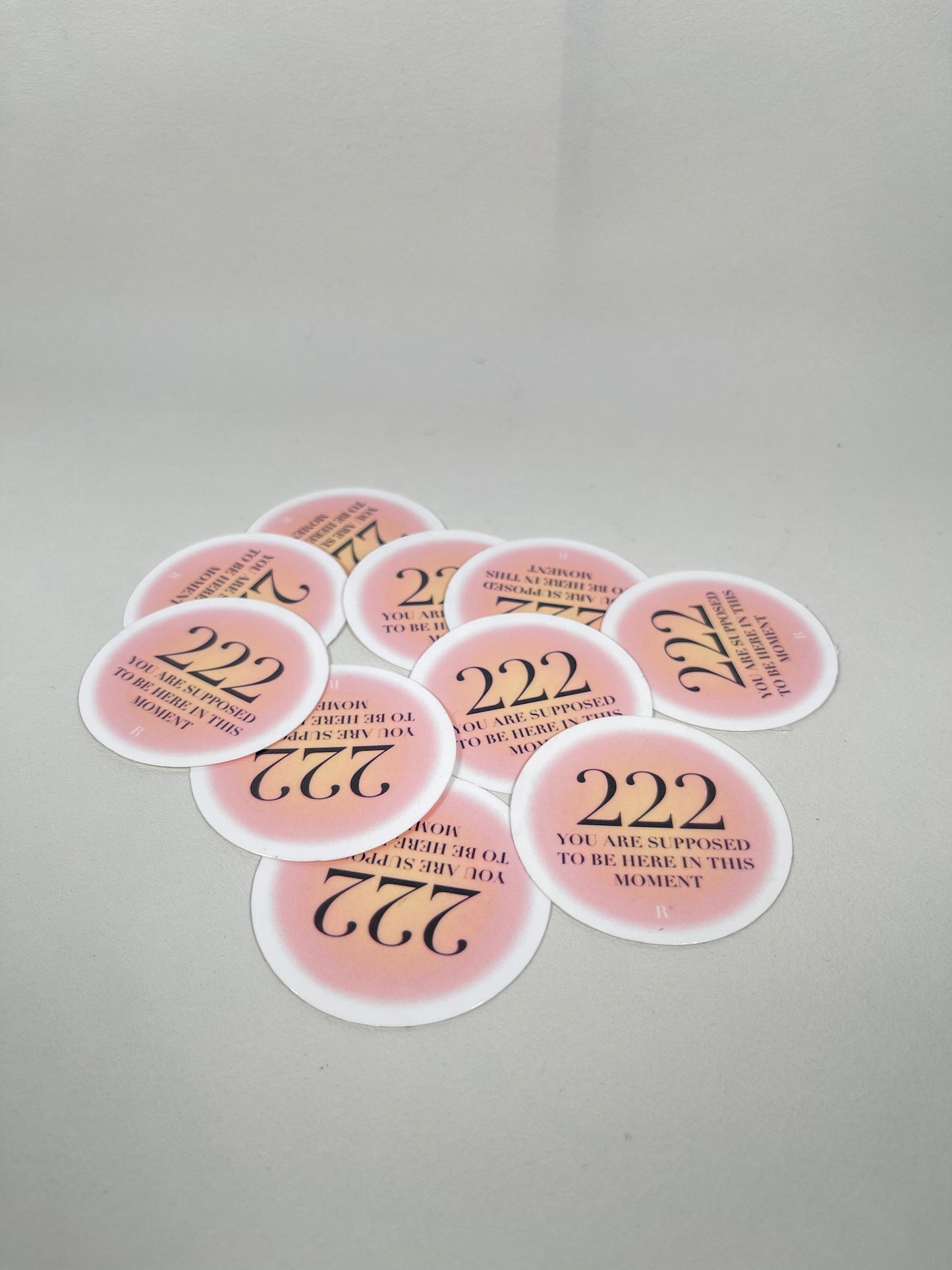 Angel number sticker circles • bundle pack available