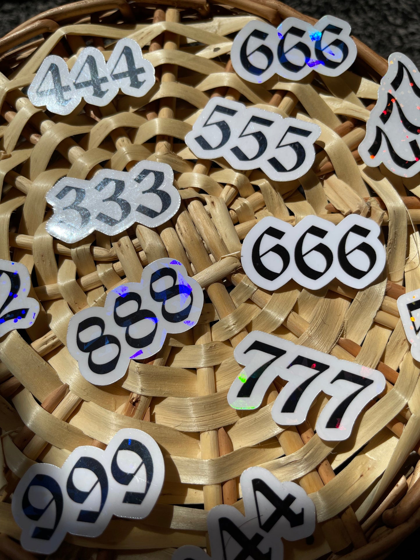 STICKERS | INDIVIDUAL Angel Number Sticker SINGLES