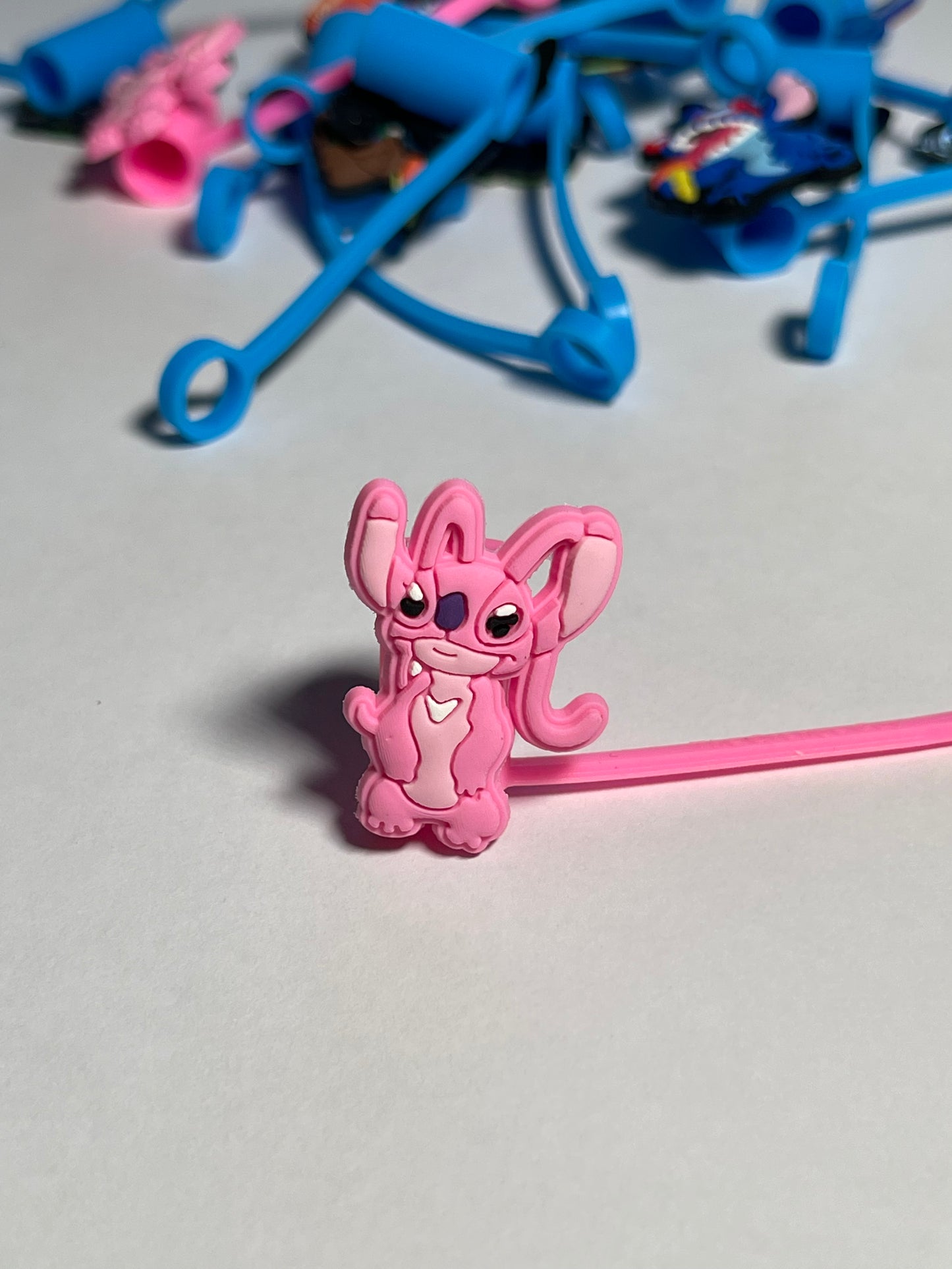 Stitch Straw Covers | 6-8 REGULAR STRAW COVERS • Cute character Straw Covers