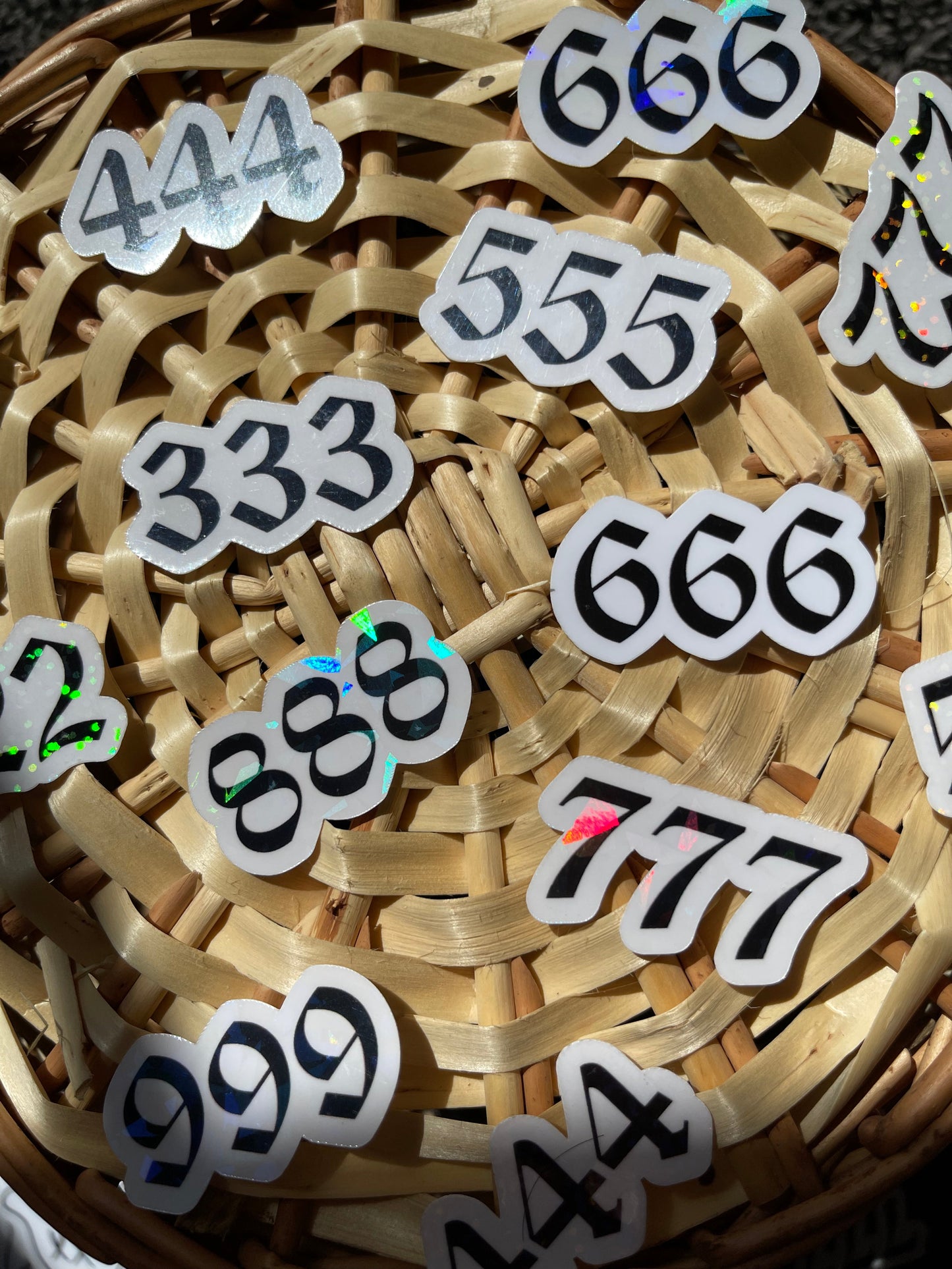 STICKERS | INDIVIDUAL Angel Number Sticker SINGLES