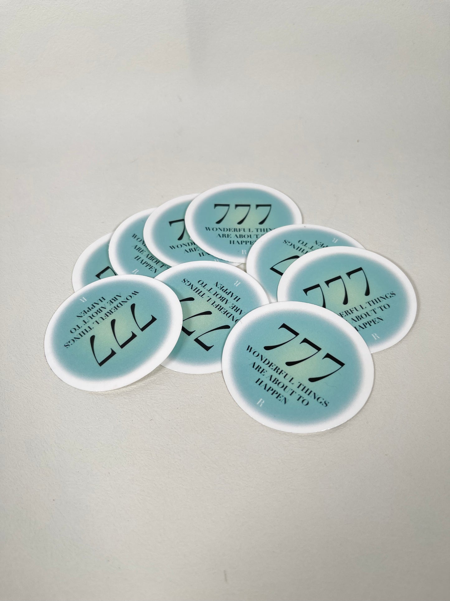Angel number sticker circles • bundle pack available