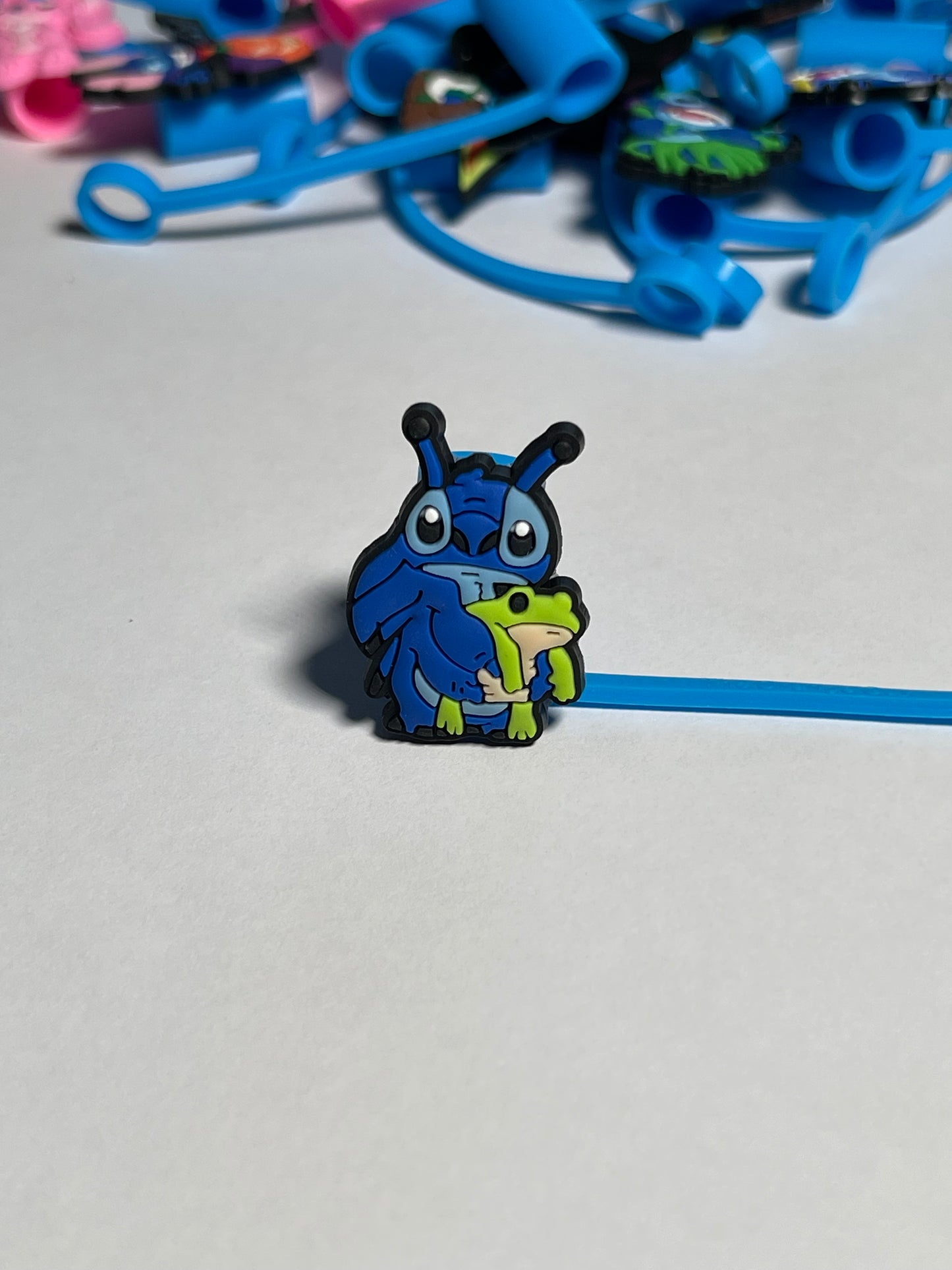 Stitch Straw Covers | 6-8 REGULAR STRAW COVERS • Cute character Straw Covers