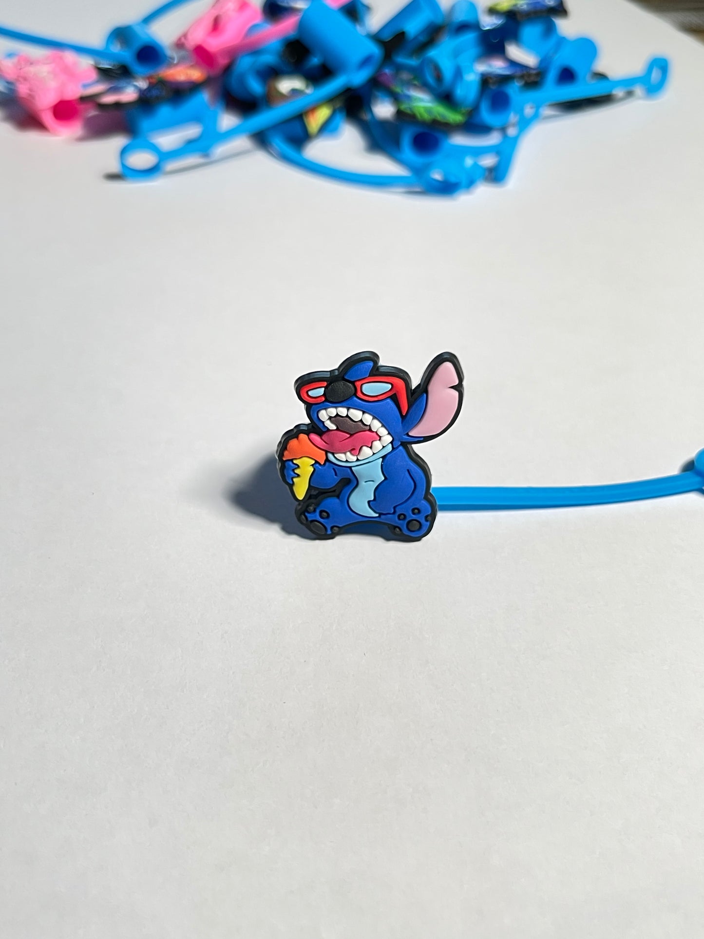 Stitch Straw Covers | 6-8 REGULAR STRAW COVERS • Cute character Straw Covers