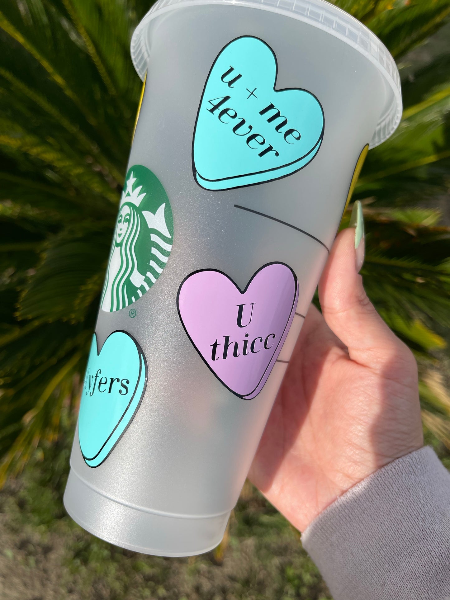 Conversation hearts tumbler • Valentine’s Day