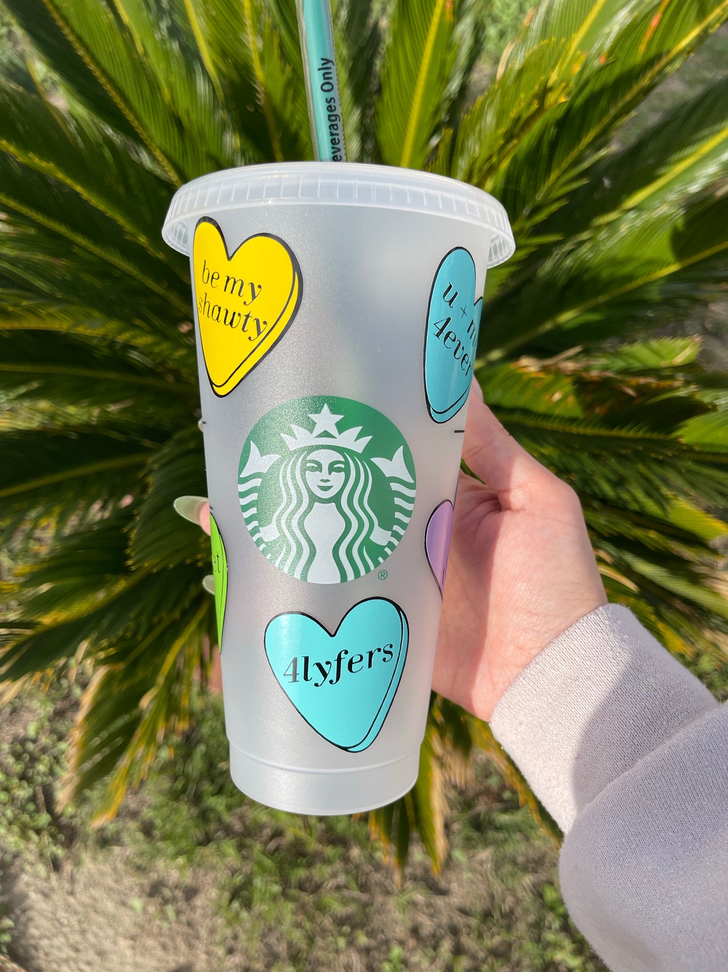 Conversation hearts tumbler • Valentine’s Day