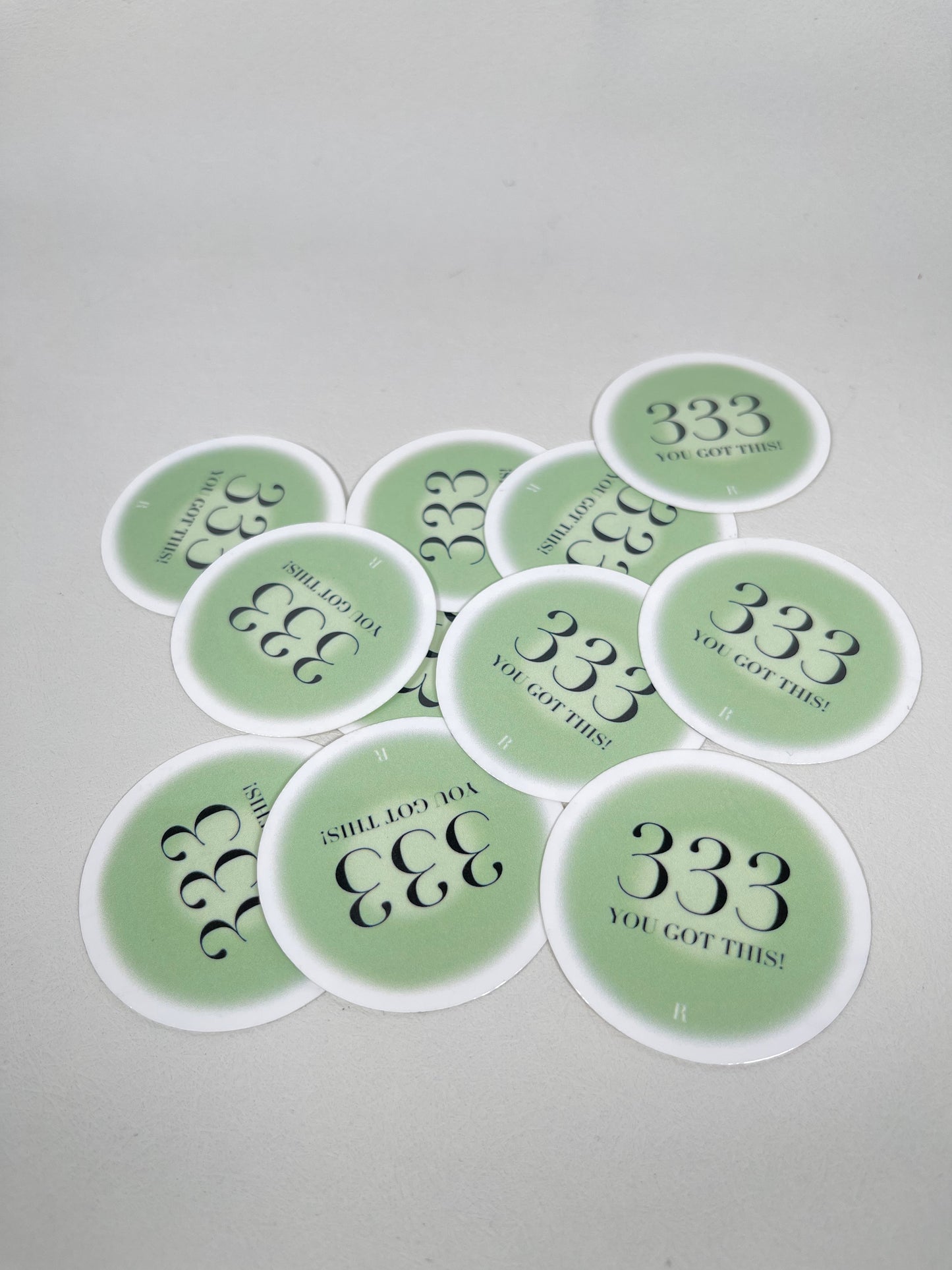Angel number sticker circles • bundle pack available