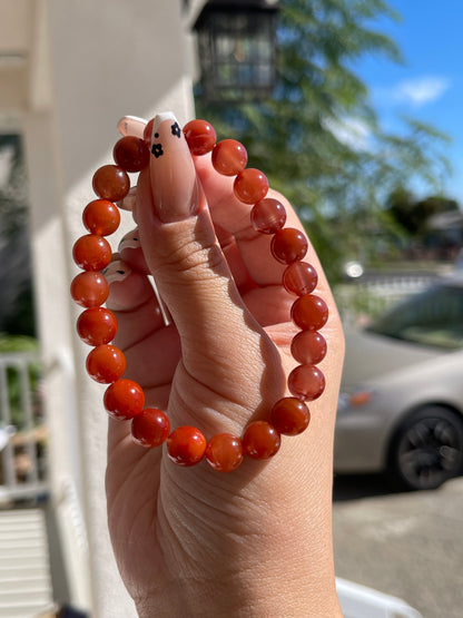 🏮High Quality Red Nanhong Agate | gemstone jewelry | LOVED&MORE