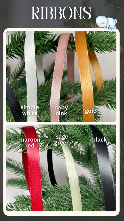 Personalized Christmas Ornaments -- Name