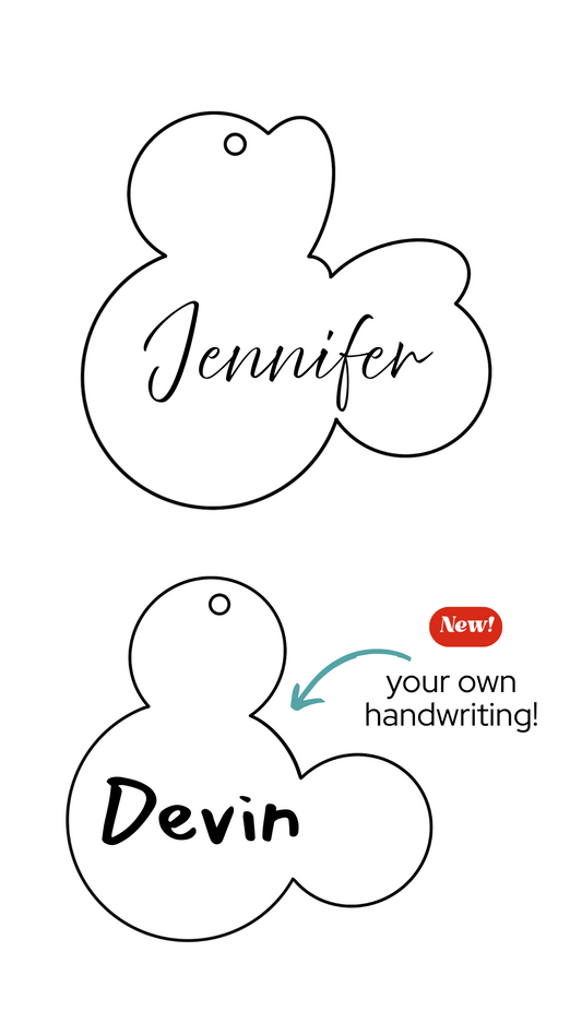 Personalized Christmas Ornaments -- Name