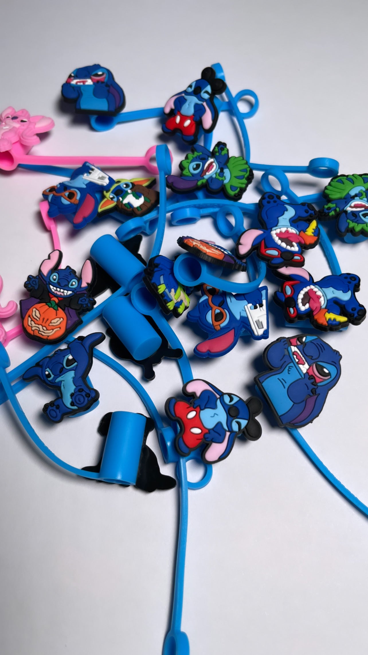 Stitch Straw Covers | Cute character Straw Covers