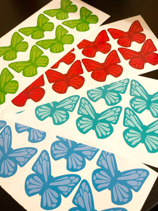 Monochrome Mariposa Decals set