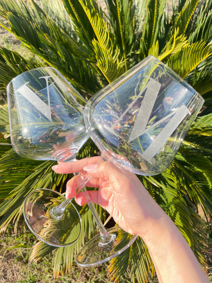 Custom wine glasses