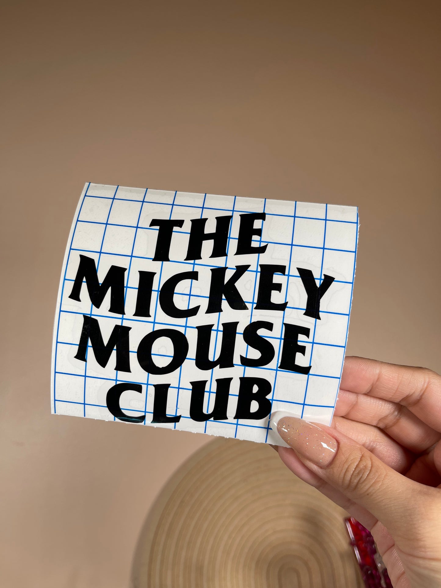The Mickey Mouse club decal